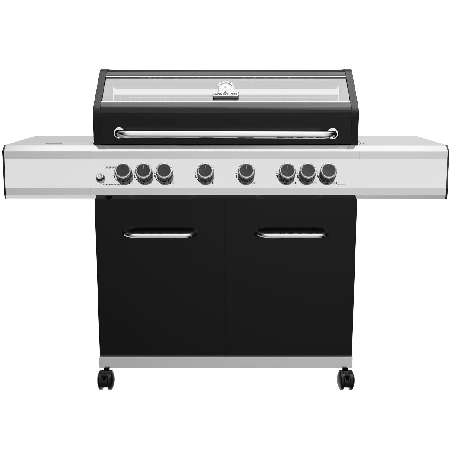 Grillfürst Gasgrill Grillfürst G620E 6-Brenner Gasgrill mit Hochtemperaturbrenner