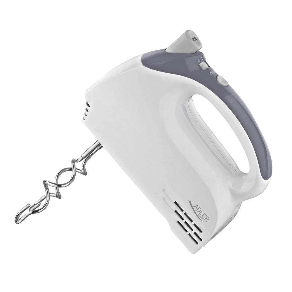 Adler Handmixer AD 4201, 300,00 W, Handrührgerät, Küchenmaschine, Handrührer, 5 Geschwindigkeiten