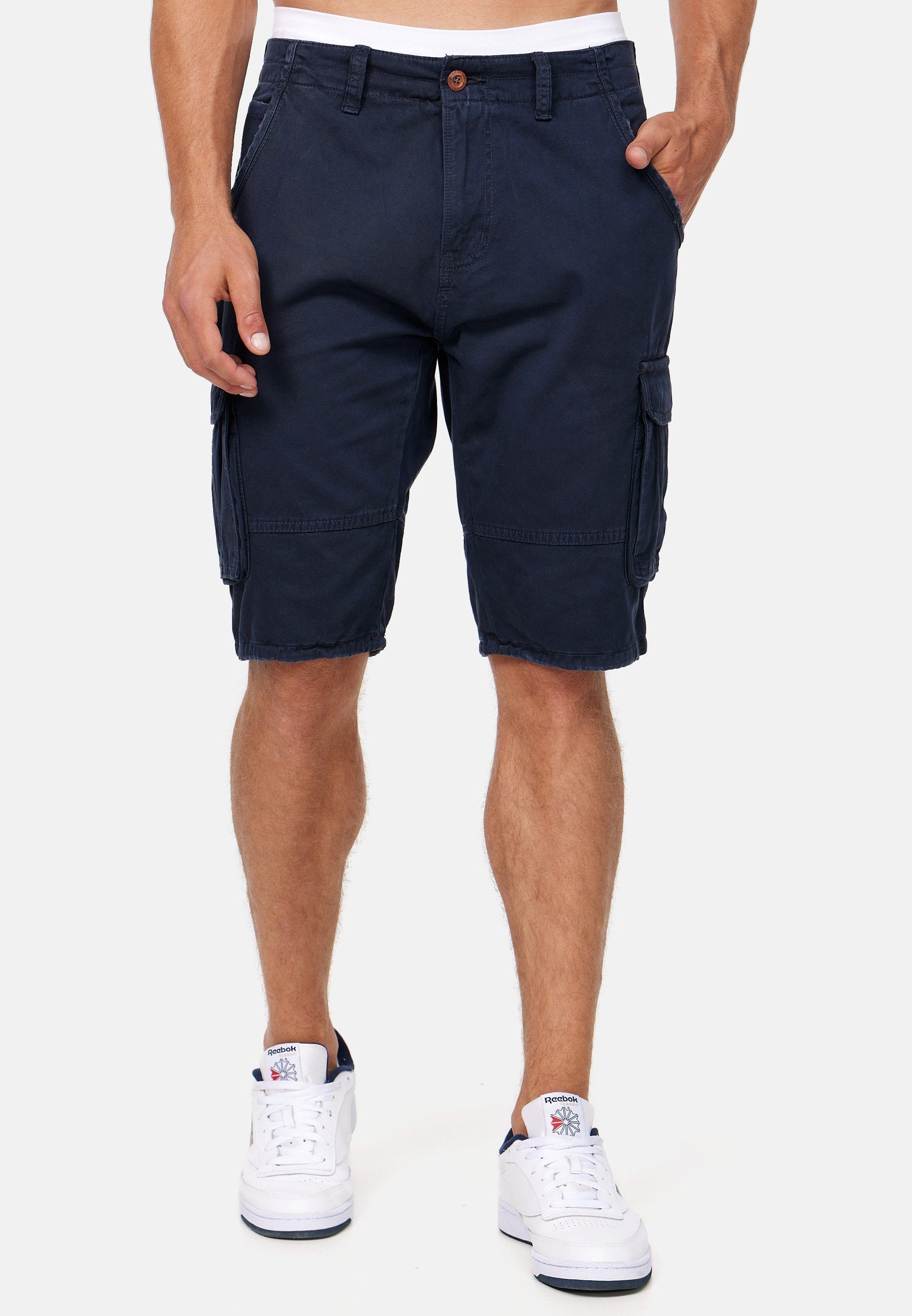 Indicode Cargoshorts Herren Monroe Cargo Cargo Shorts Herrenshorts mit 6 Ta günstig online kaufen
