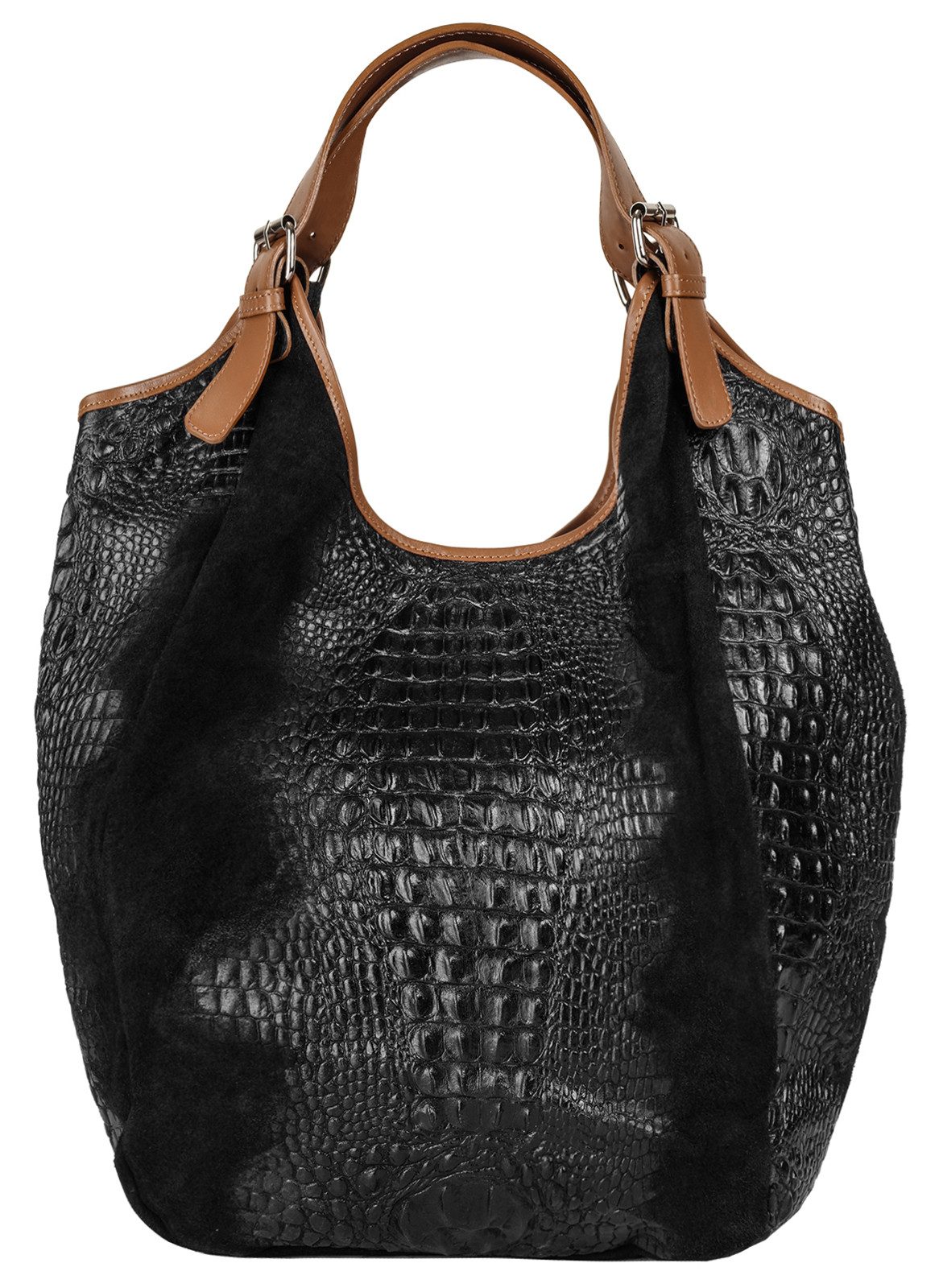 Samantha Look Shopper, echt Leder, Made in Italy
