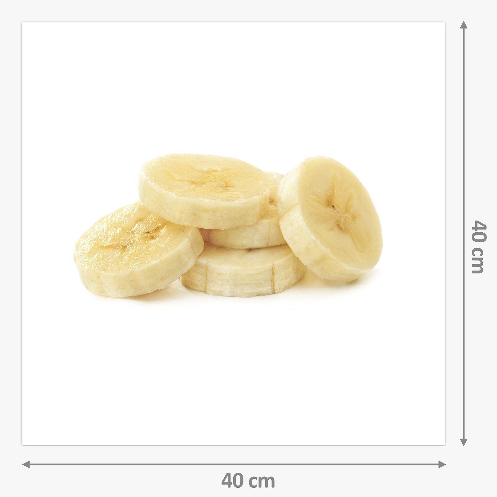 Bananen aus Spritzschutz Küchenrückwand Glas Scheiben Primedeco