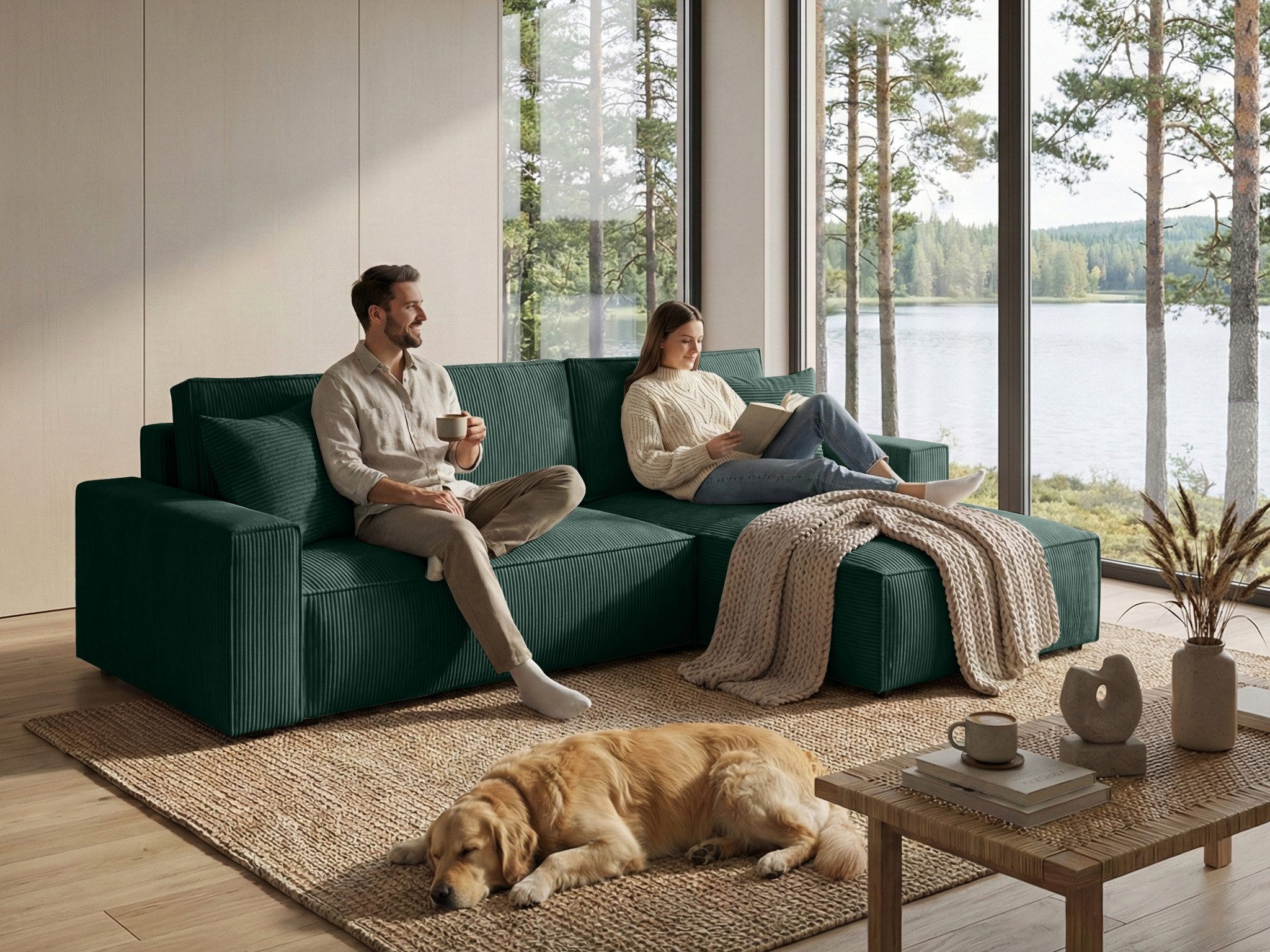Beautysofa Ecksofa mit Schlaffuntion PARYS, mit Bettkasten und universelle günstig online kaufen