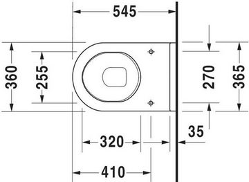 Duravit WC-Komplettset Duravit Wand-WC STARCK 3 COMFORT ti 360x