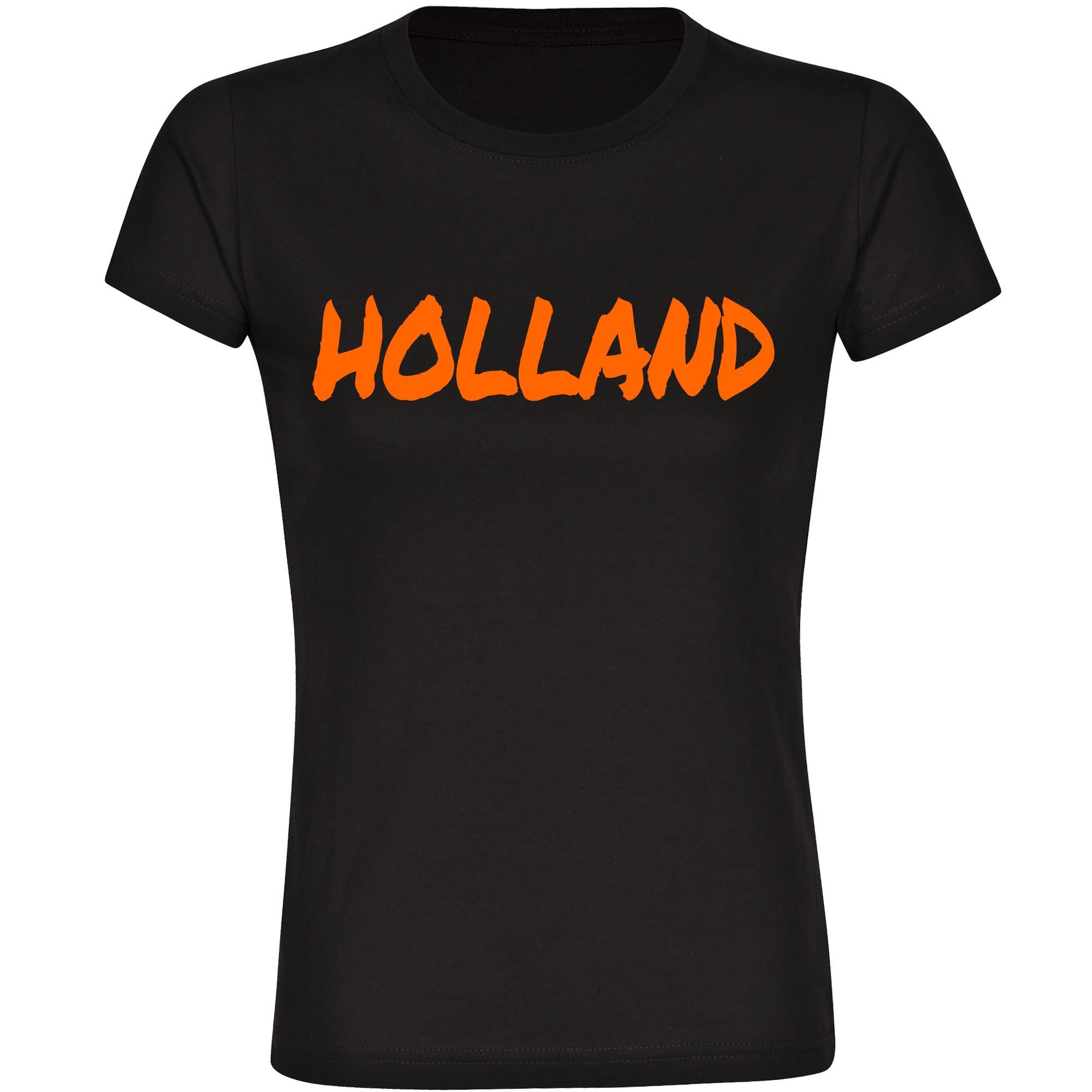 multifanshop T-Shirt Damen Holland - Textmarker - Frauen