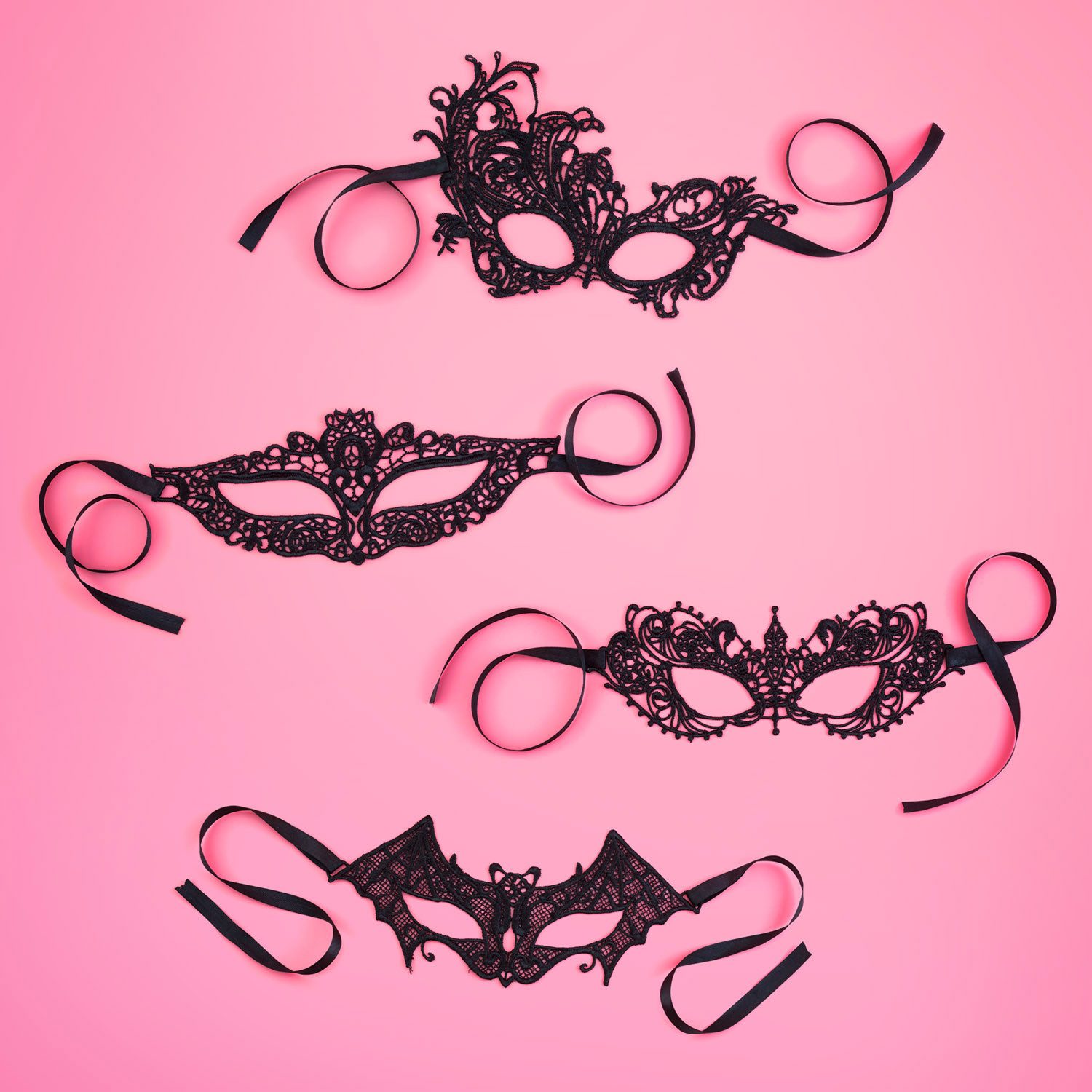 PRECORN Verkleidungsmaske Venezianische Spitzenmasken Schwarze Augenmasken günstig online kaufen