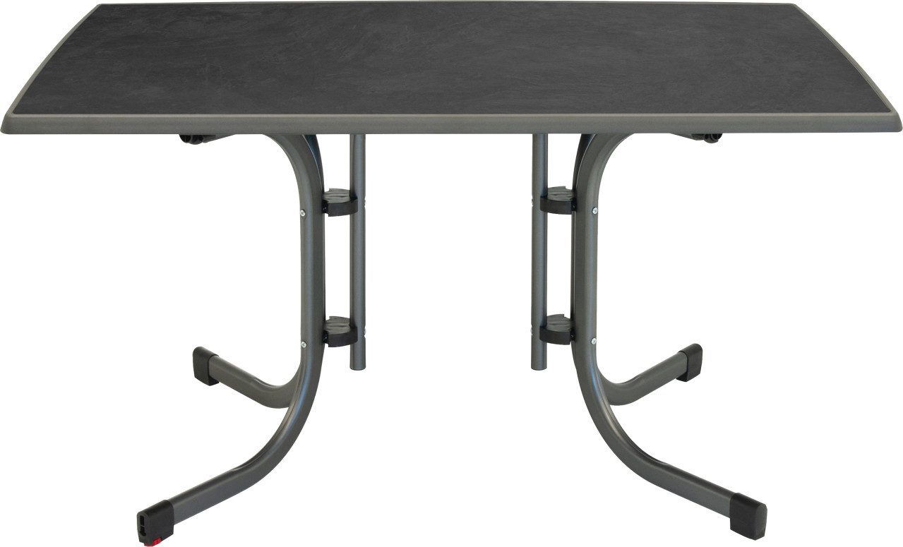MFG Freizeitmöbel Klapptisch Klapptisch Boulevard, 132 x 72 x 90 cm, Stahl, Klappbar witterungsbeständig