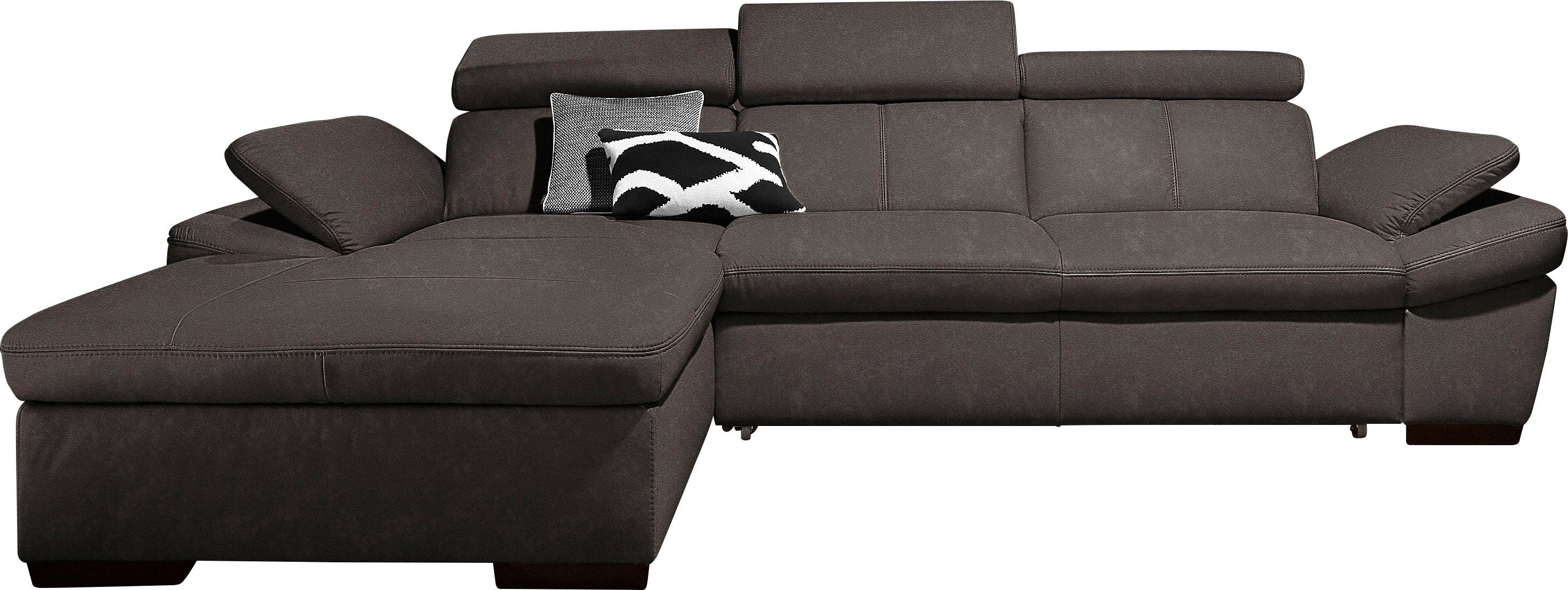 exxpo - sofa fashion Ecksofa, inklusive Kopfteil- und Armteilverstellung,  wahlweise mit Bettfunktion online kaufen | OTTO