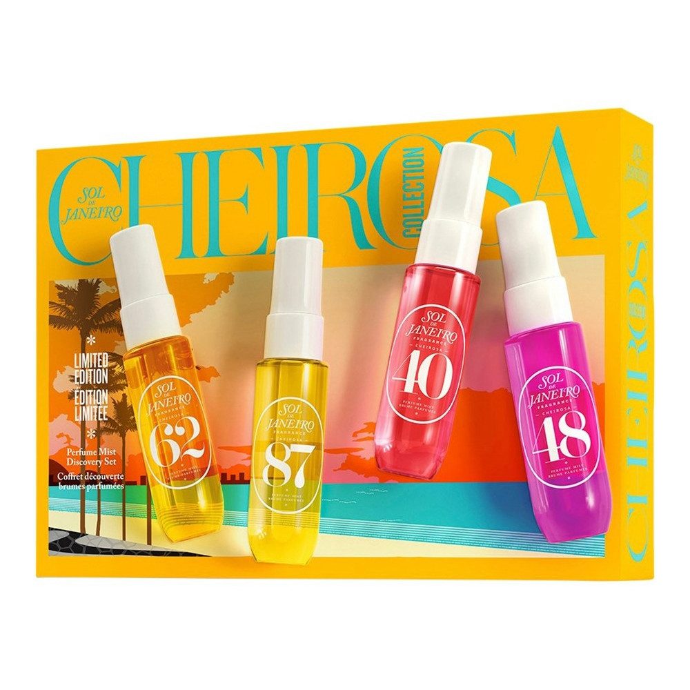 Sol de Janeiro Gesichts- und Körperspray Sol de Janeiro Cheirosa 62 Limited Perfume Mist Discovery Set 2, Vier ikonische Düfte im praktischen Set für Körper & Haare.