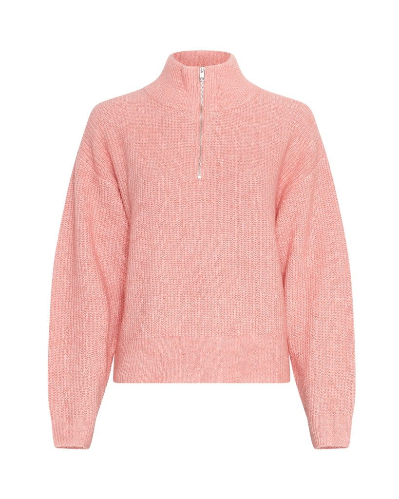 Moss Copenhagen Strickpullover MSCHMeilani Gytta M Zip Pullover günstig online kaufen