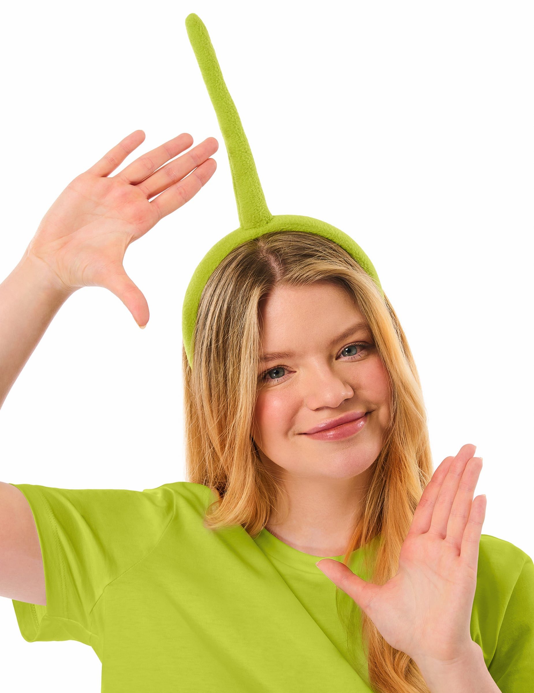 Rubie´s Kostüm Teletubbies Haarreif mit Antenne Dipsy grün