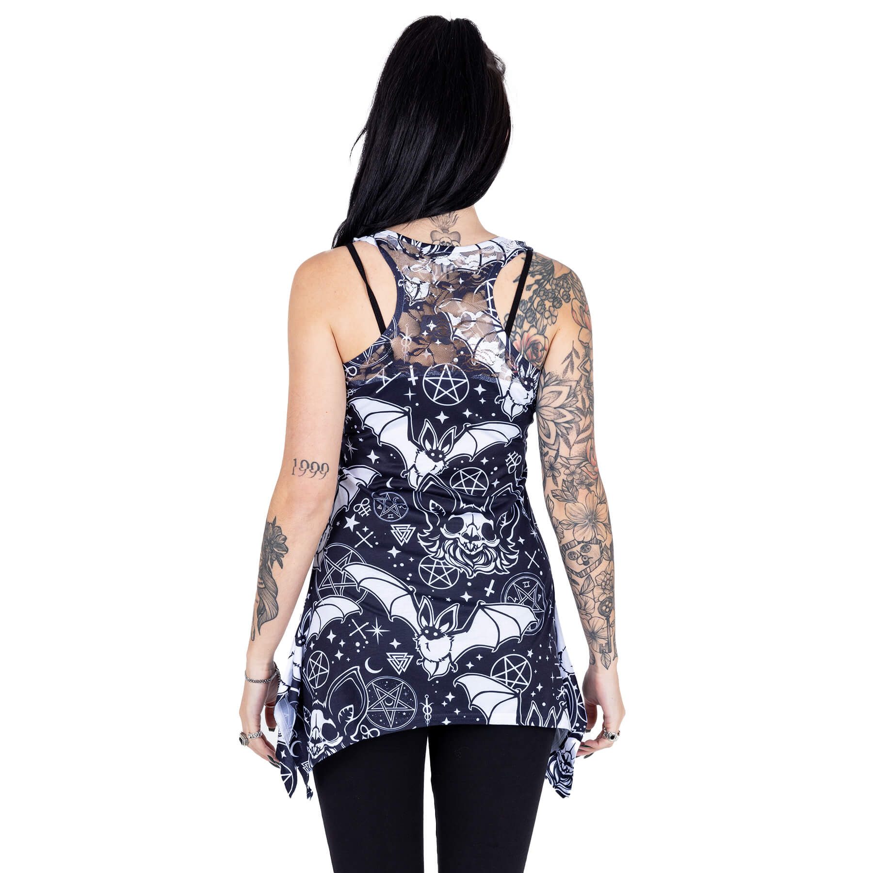 Heartless Tanktop Conjure Lace Panel Vest günstig online kaufen