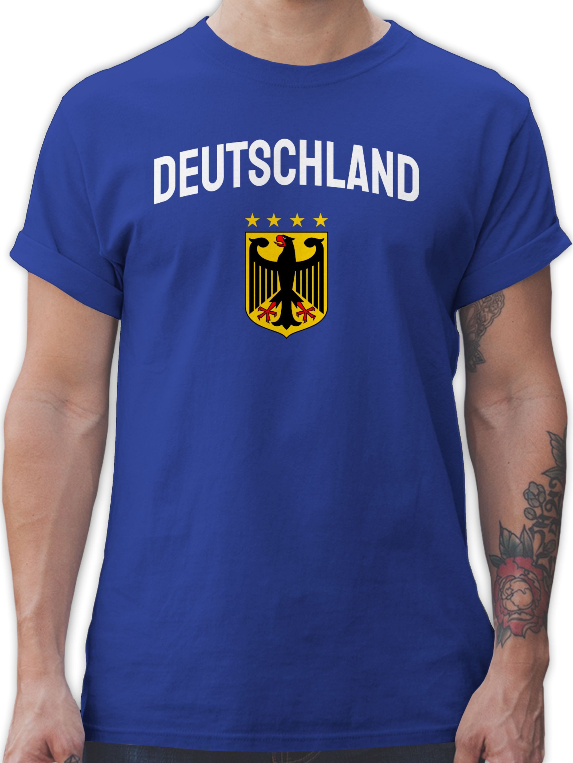 Shirtracer T-Shirt Deutschland Wappen mit Bundesadler, günstig online kaufen