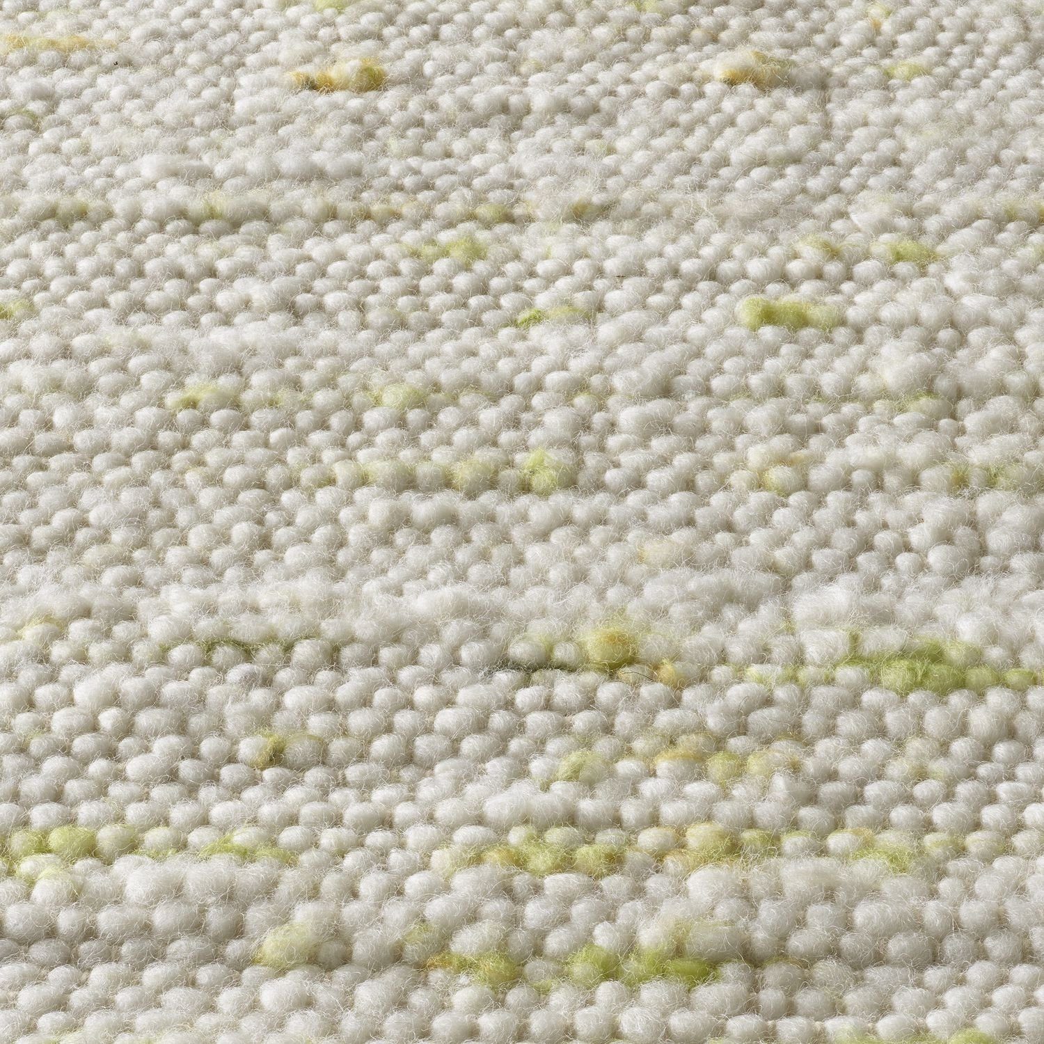 TaraCarpet Wollteppich TaraCarpet Handwebteppich Oslo, rechteckig, Höhe: 10 mm, Schurwolle Handgewebt grün meliert Wohnzimmer Schlafzimmer 200x290 cm