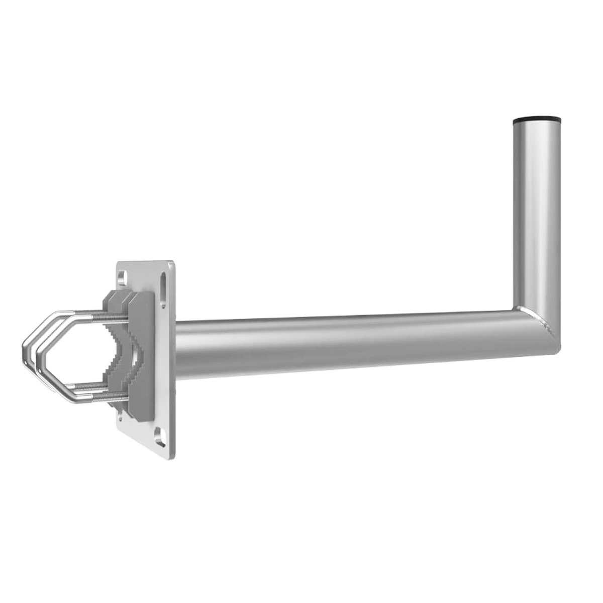 SAT-Schüssel Halterung Für Geländer / Balkon – Ausleger 75 Cm, Mit Mastschelle – Universell Einsetzbar