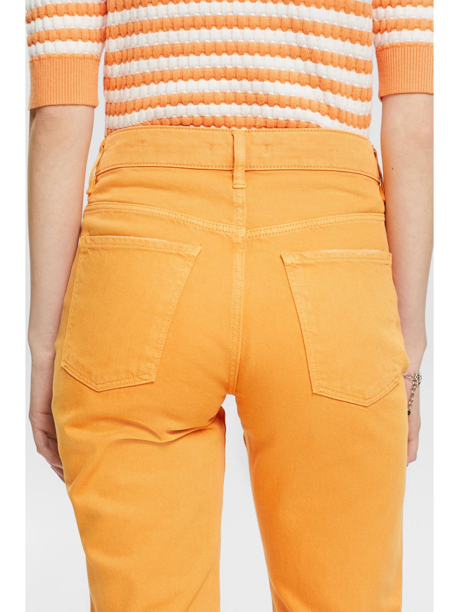 GOLDEN Fit Esprit ORANGE Twillhose Mom-Jeans Mom im