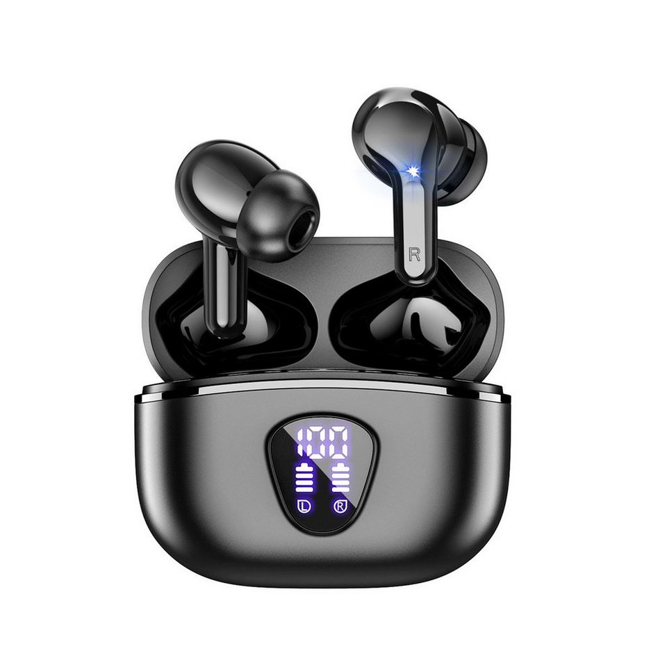 autolock Bluetooth Kopfhörer 5.3 In Ear Ohrhörer Stereo Kopfhörer wireless  In-Ear-Kopfhörer (mit LED Ladestandsanzeige Kopfhörer Kabellos Stereo  Kopfhörer)