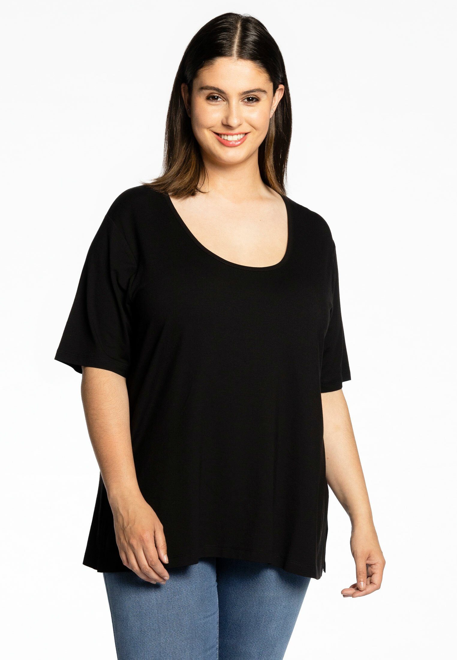 YOEK Langarmshirt Damen T-Shirt Große Größen günstig online kaufen