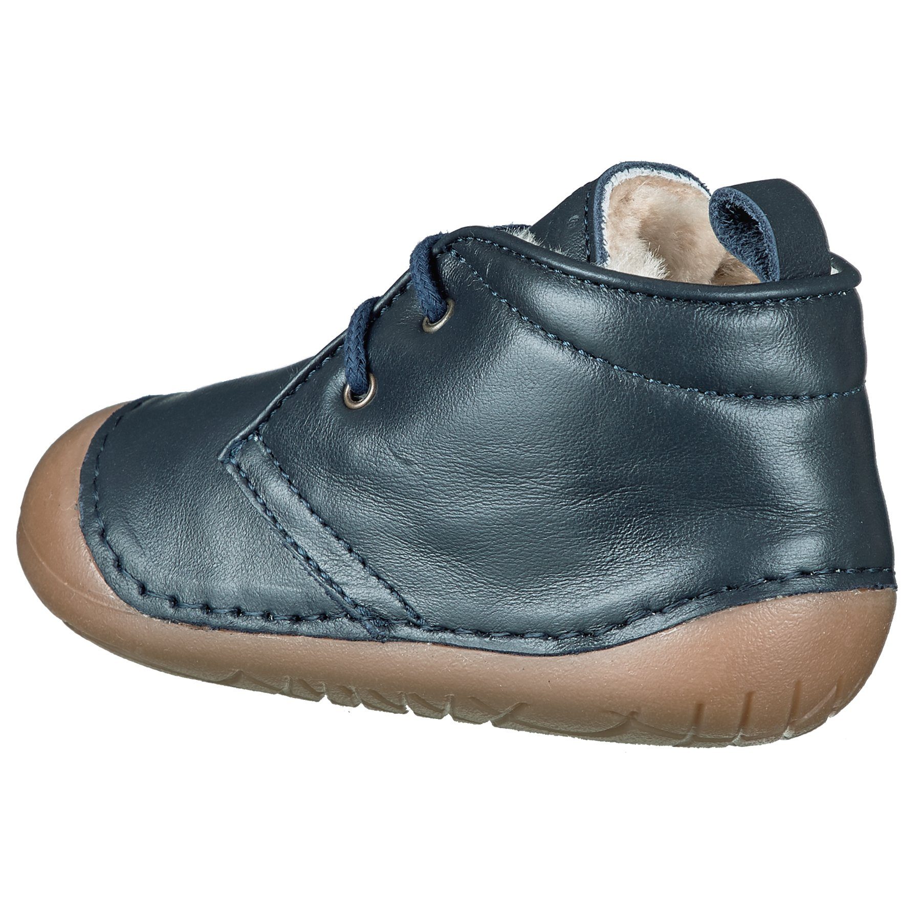 Ocra Ocra 330 Lauflern- Krabbel Erste Schuhe pflanz. geg. Lammfell Blau Lauflernschuh