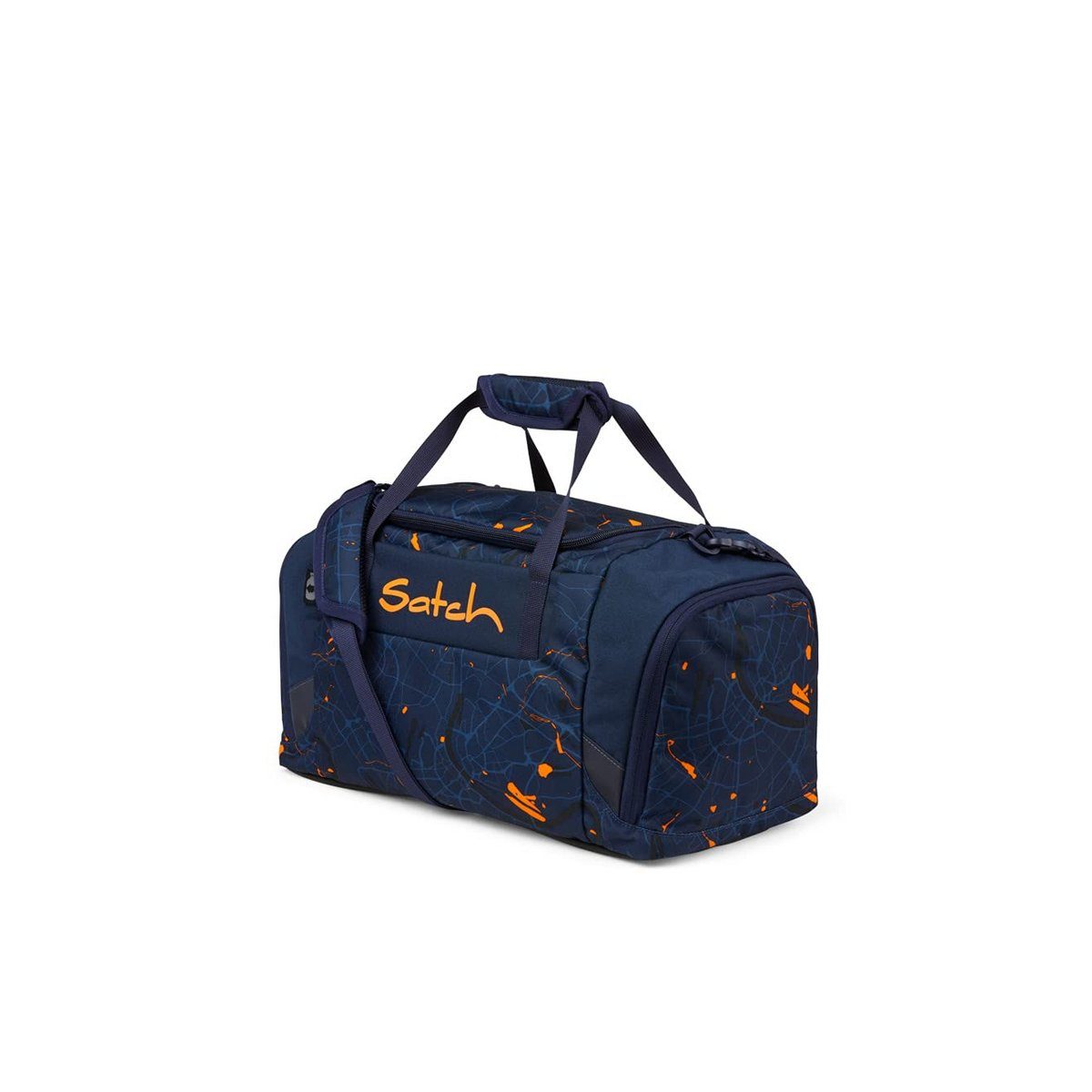 Satch Sporttasche dunkel-blau (1-tlg) dark blue orange