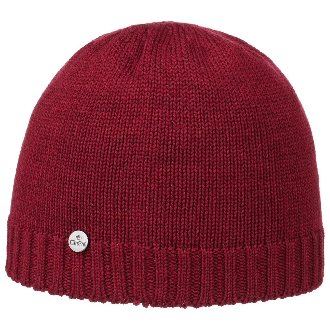 Lierys Beanie (1-St) Beanie, Made in Germany rot