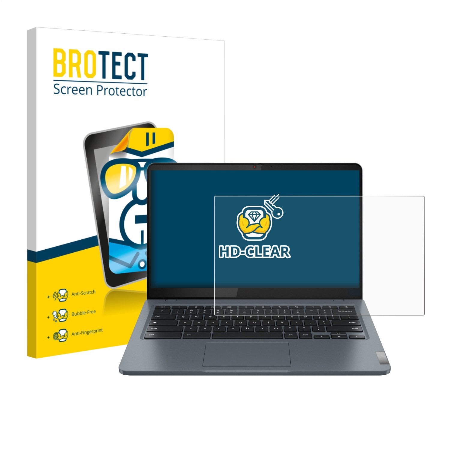 BROTECT Displayschutzfolie Schutzfolie für Lenovo IdeaPad Slim 3i Chromebook Plus Gen 8 14", Displayschutz Schutz Folie Klar Transparent