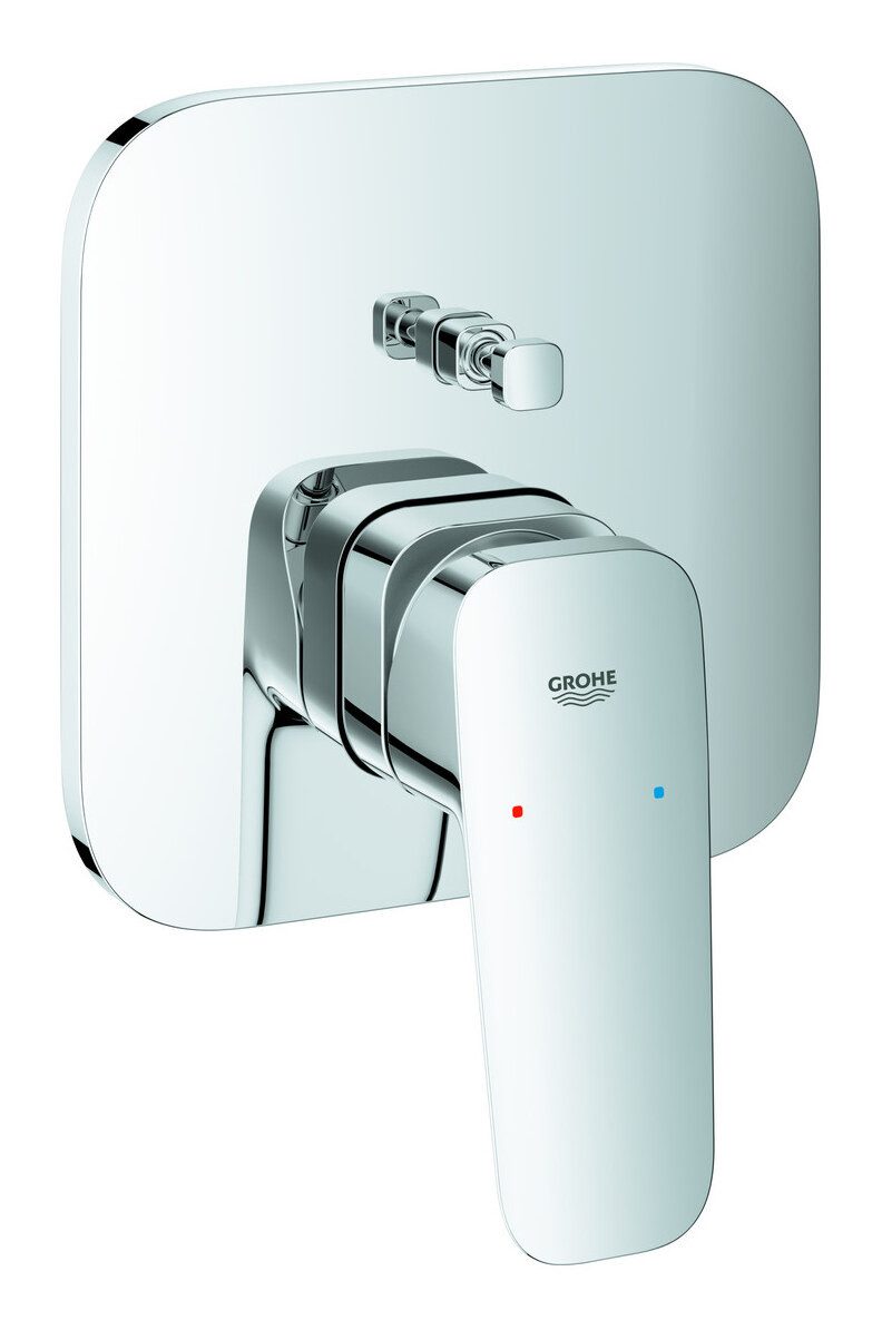 Grohe Wannenarmatur Cubeo Einhand-Wannenbatterie für Rapido SmartBox 35 604 - Chrom