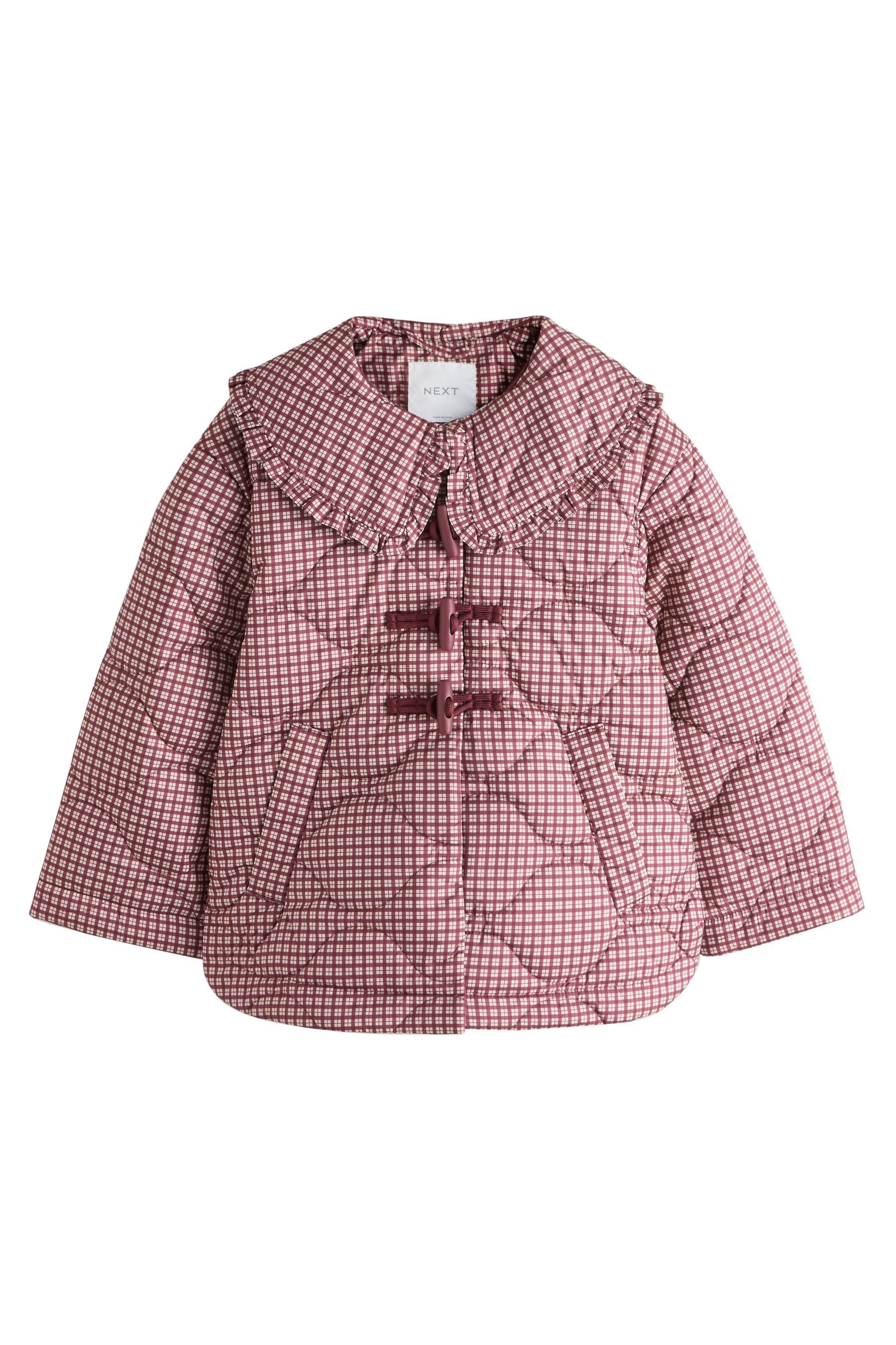 Steppjacke Wasserabweisende Steppjacke mit Rüschenkragen