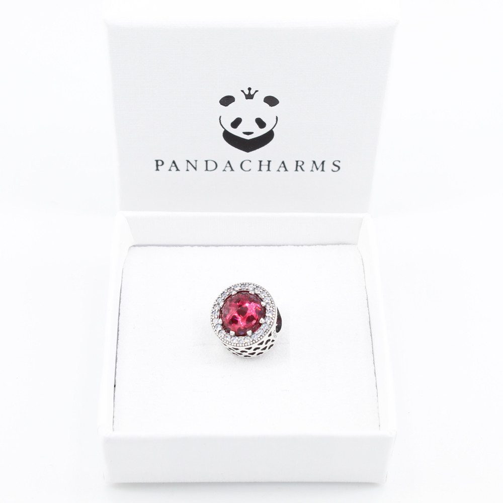 PANDACHARMS Bead Rote Sonne Charm für Charm Armband, 925er Sterling Silber, günstig online kaufen