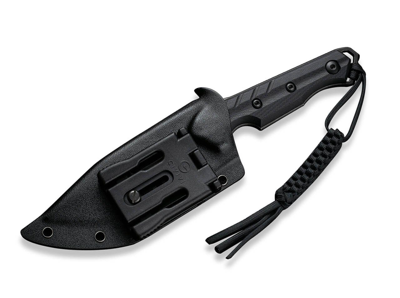 Messer Survival Kydexscheide, Knife feststehendes CIVIVI Black (1 Maxwell mit G10 CIVIVI St)