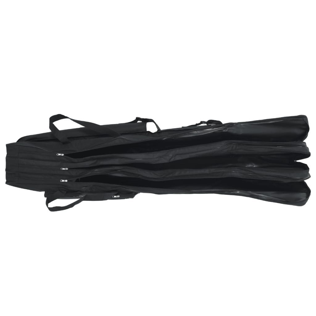 vidaXL Angelrutentasche Angelrutentasche Schwarz 150 cm Oxford-Gewebe