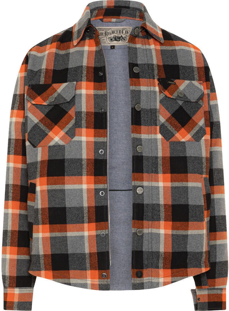 Rokker Motorradjacke Memphis Rider Motorrad Hemd Atmungsaktiv abriebfest reißverschluss