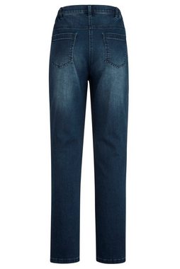 MIAMODA Röhrenjeans Jeans Slim Fit Ziersteinchen 4-Pocket