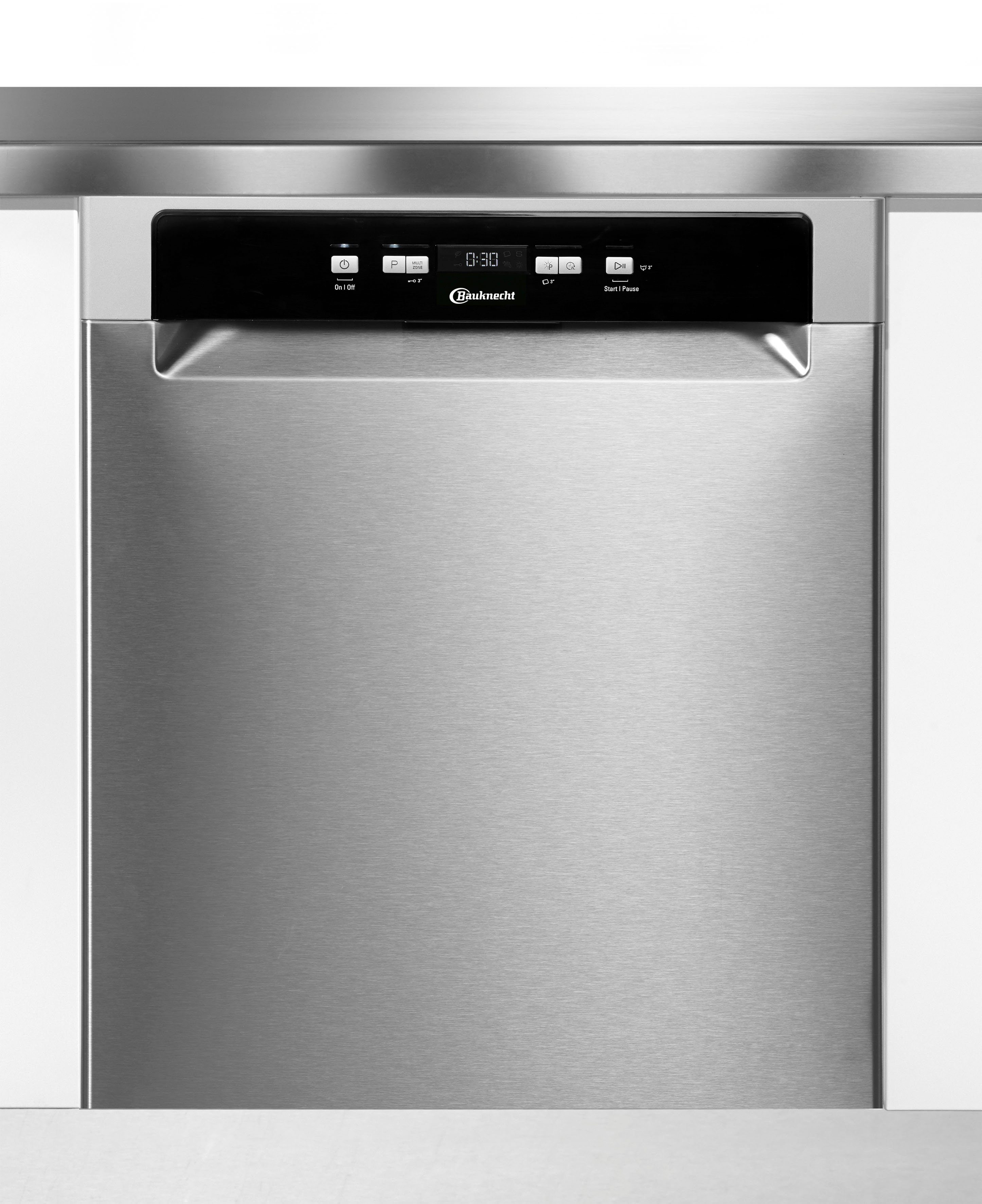 BAUKNECHT Unterbaugeschirrspüler OBKUC 3C26 F X (2), 14 Maßgedecke, ActiveDry – automatische Türöffnung für perfekt getrocknetes Geschirr