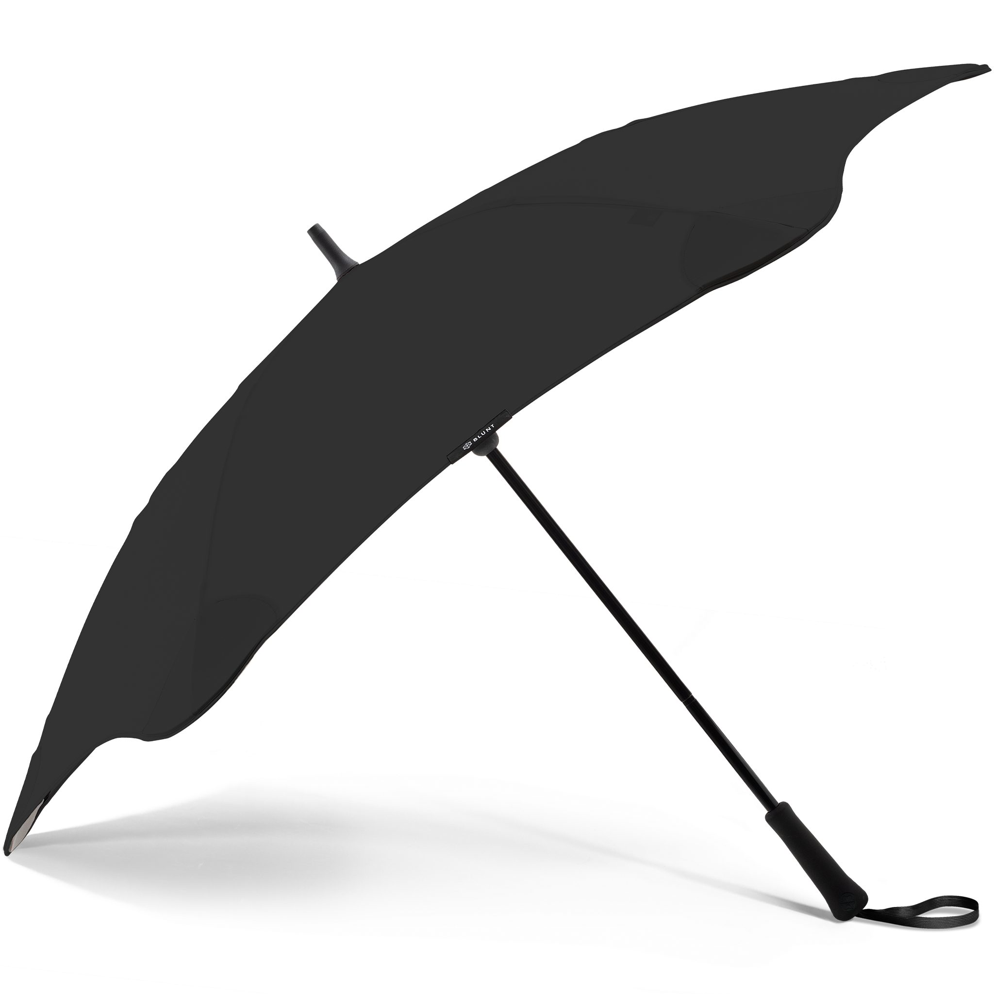 schwarz Blunt einzigartige patentierte Classic, Stockregenschirm Silhouette herausragende Technologie,