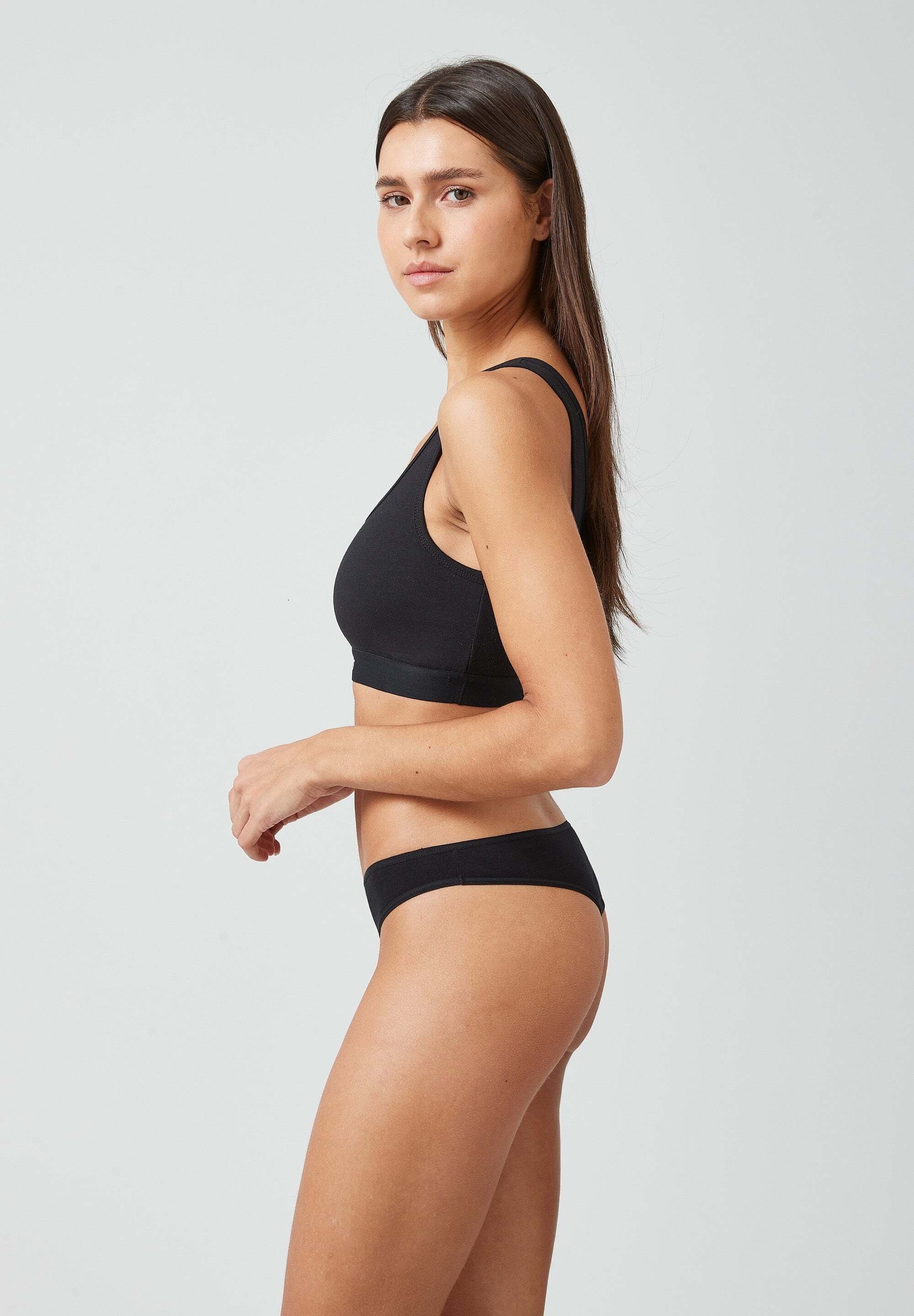 SNOCKS Brasilslip Damen Slip Unterhose (3-St., 3 Stück) aus Bio-Baumwolle für ein bequemes Tragegefühl