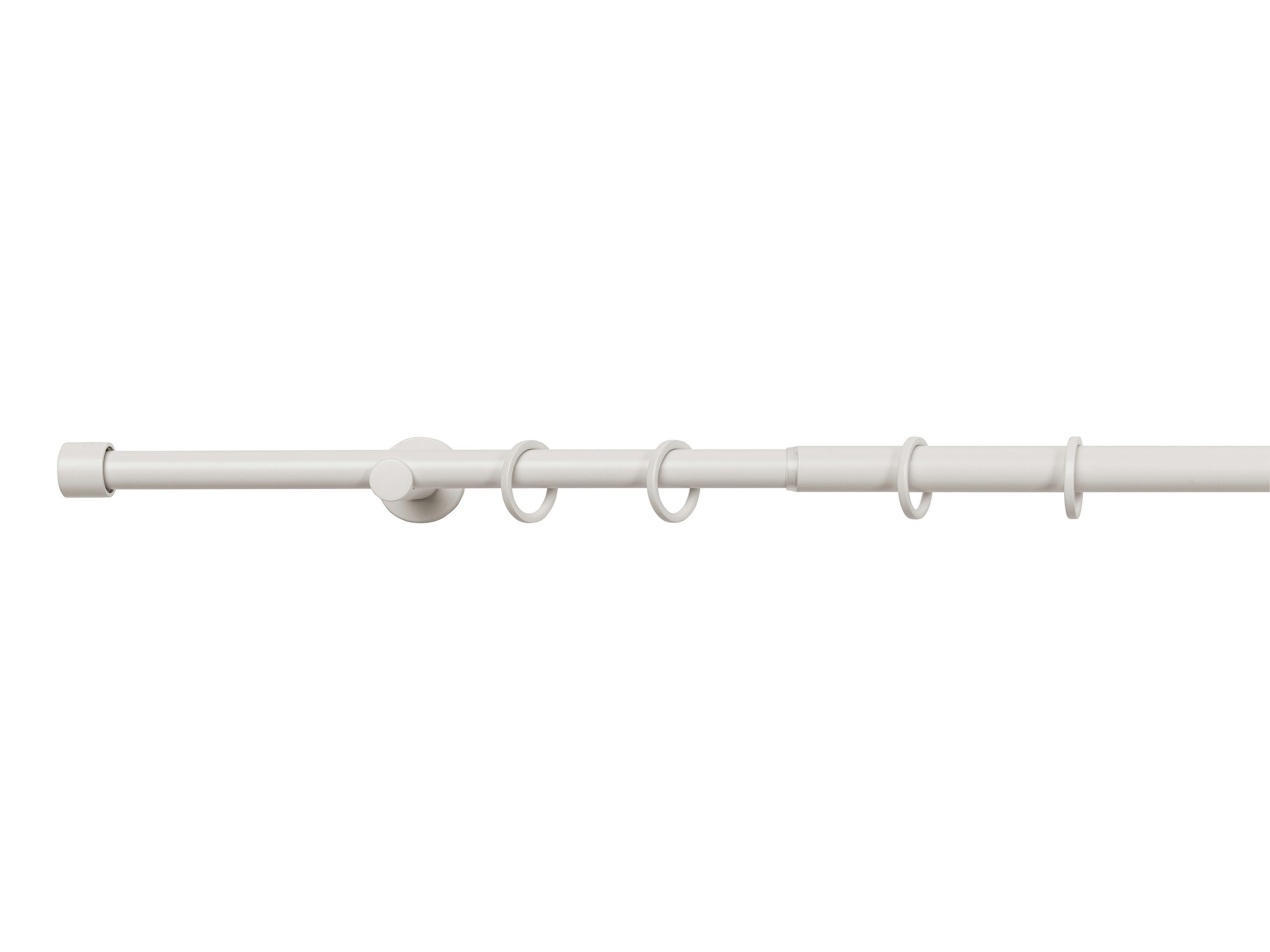 ondeco Gardinenstange Teleskopgarnitur Trendy, Ø 19 mm, 1-läufig, ausziehbar, Bohren, verschraubt