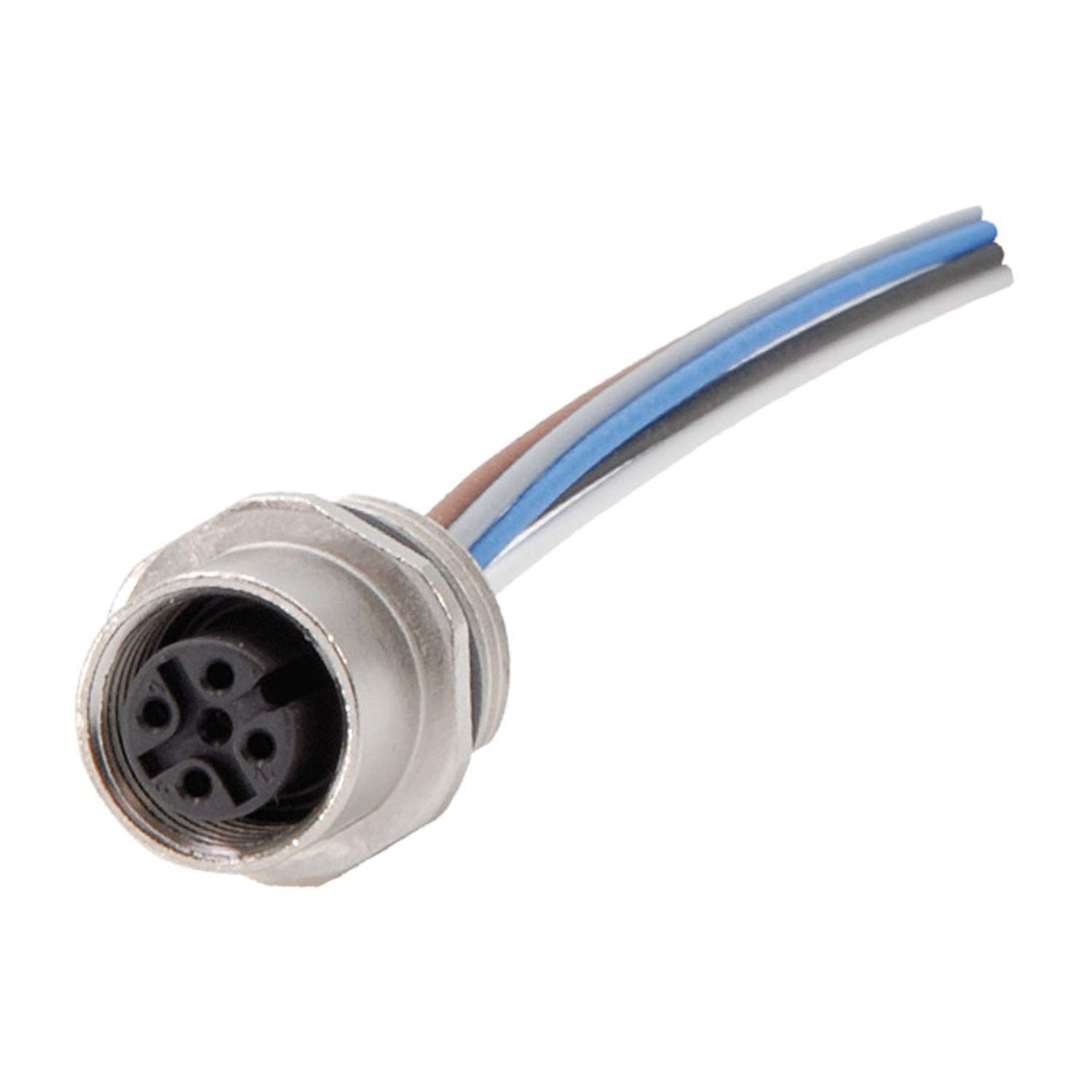 Binder Sensor Titel:M12 Gerätesteckverbinder gerade Buchse Polzahl 5-polig Vorderwa, (Sensor-/Aktor-Steckverbinder)