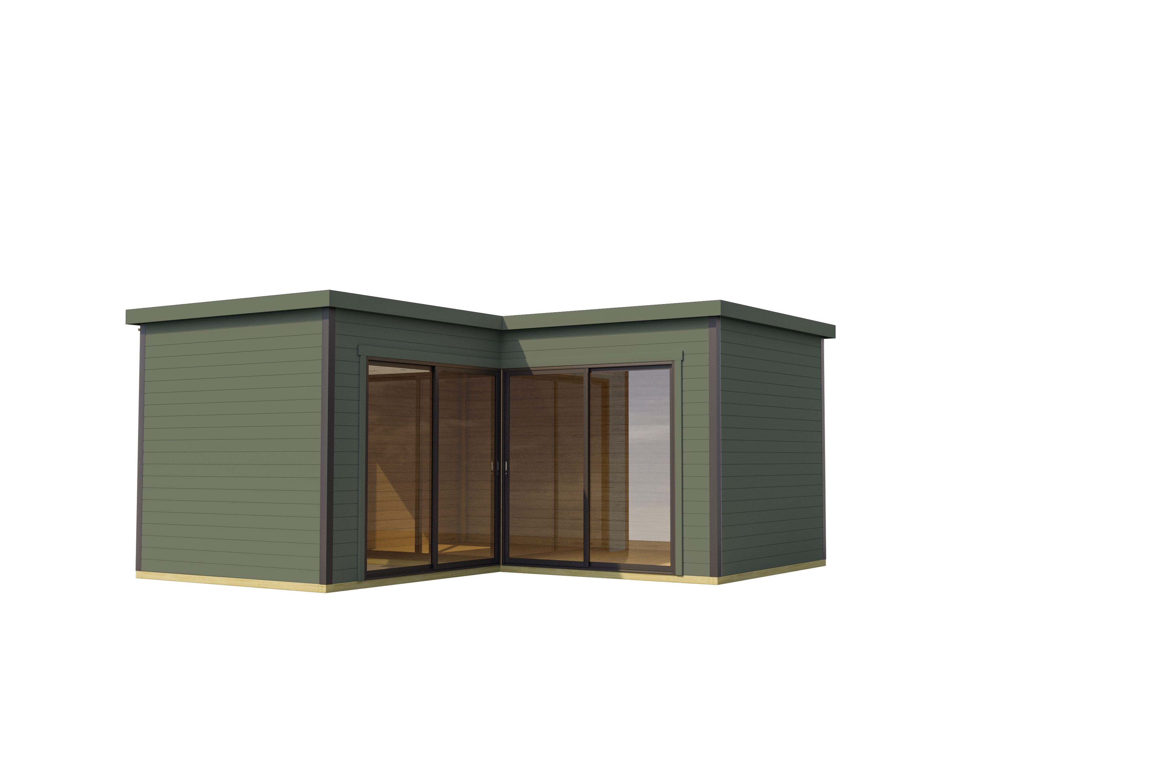 Nordic Holz Gartenhaus DOMEO 6, BxT: 500x509,3 cm, (Set), in verschiedenen Farben