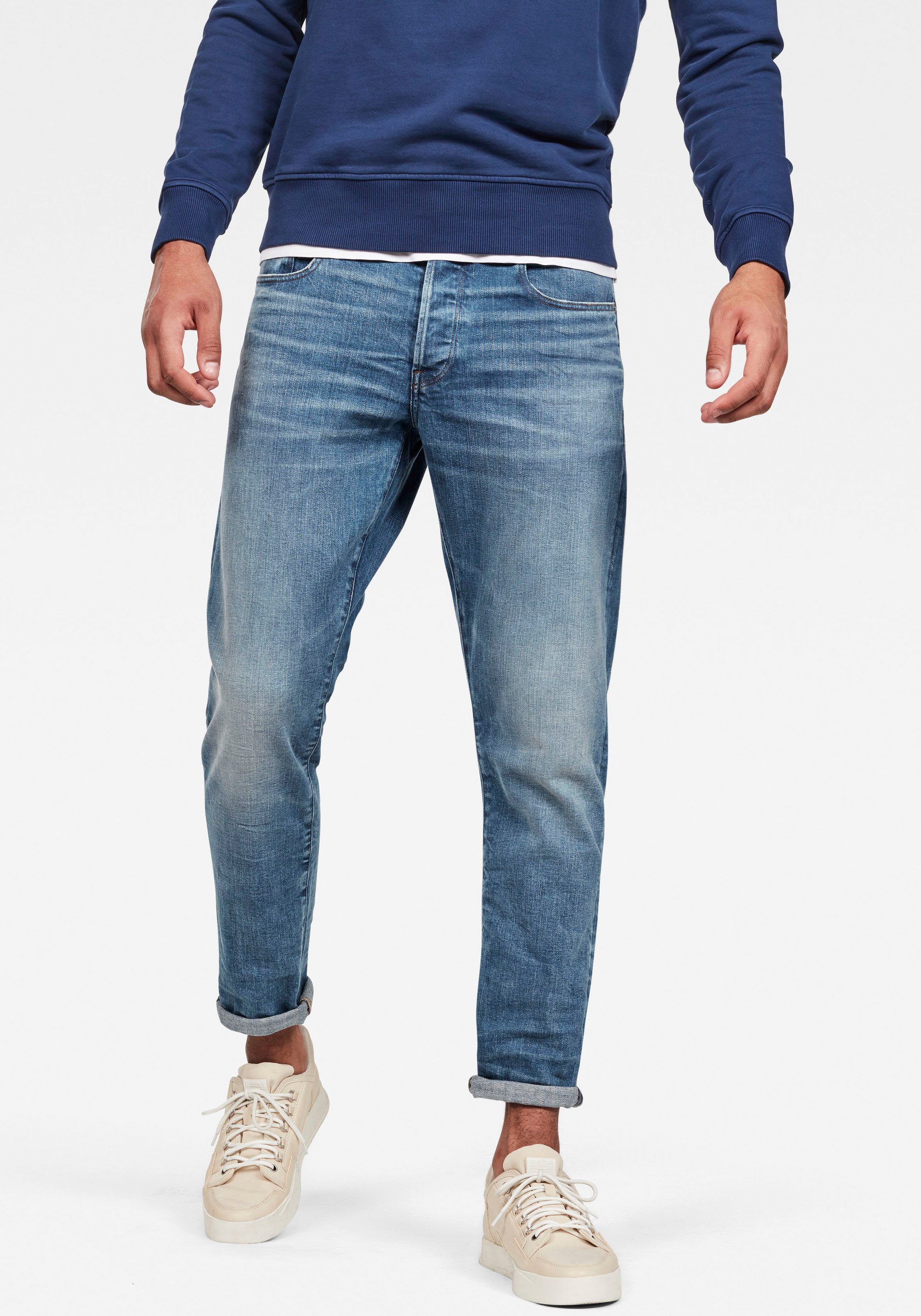 G-Star RAW 5-Pocket-Jeans Herren Jeans 3301 Straight Tapered (1-tlg)