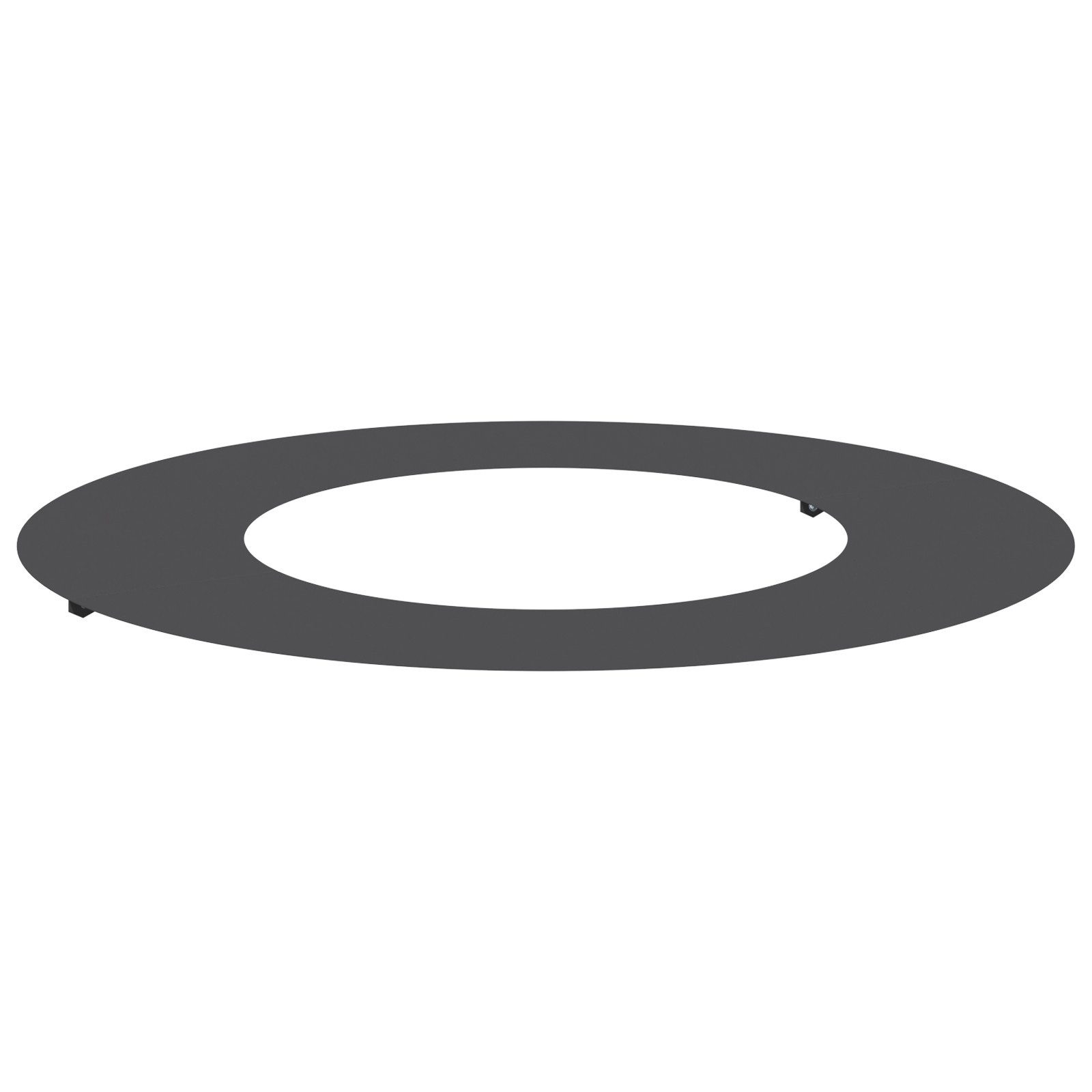vidaXL Blumentopf Metall-Pflanzring Schwarz Metall 70 günstig online kaufen