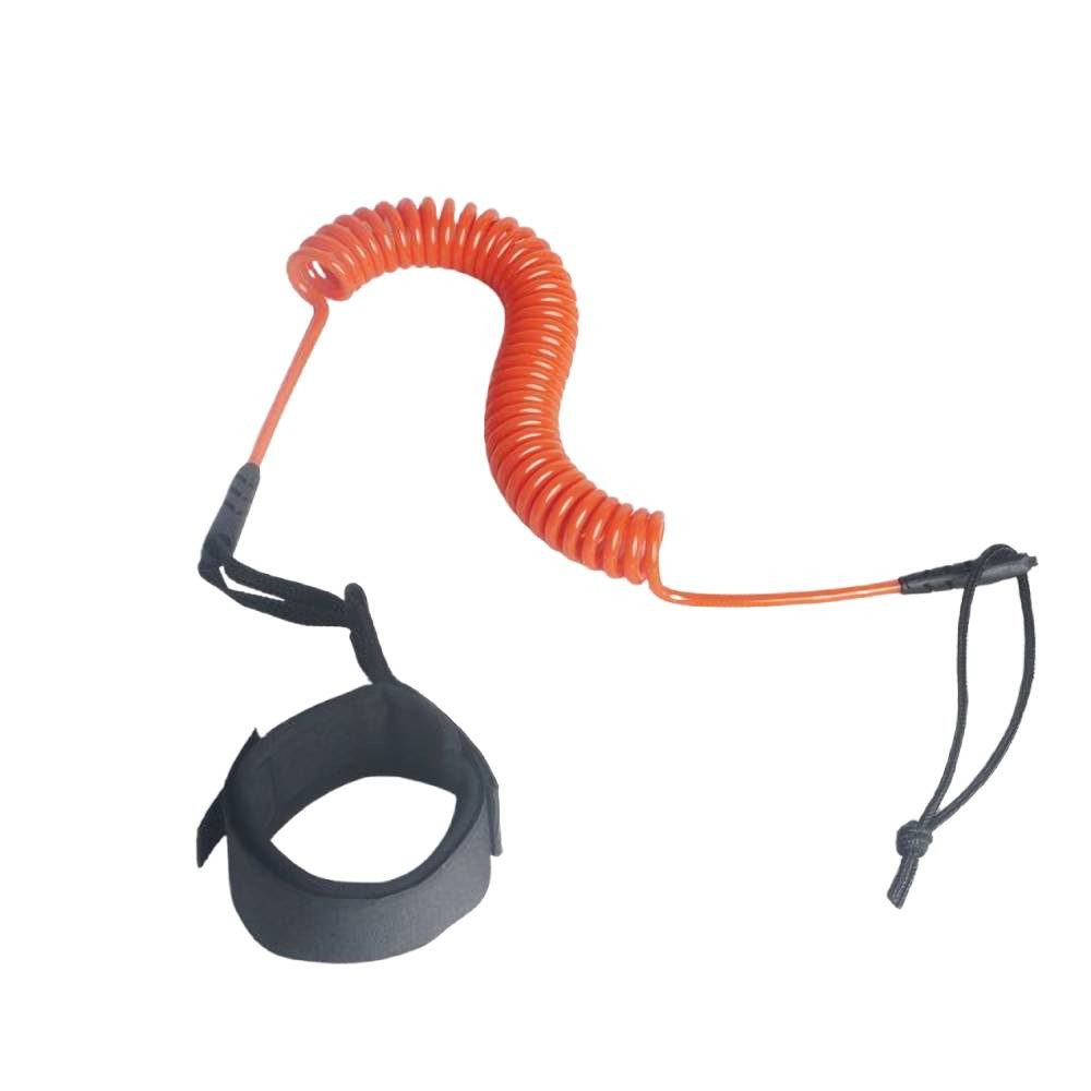 Blusmart SUP-Leash Spiralleinen mit Stopfen, (Spiralleinen mit Stopfen, Handgelenkschlaufe, Spule, TPU, Sup-Board), Für Bodyboard und Paddleboard