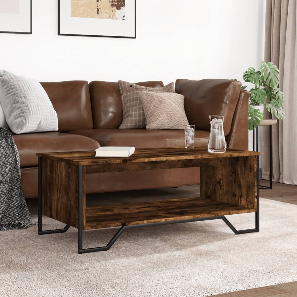 vidaXL Couchtisch Couchtisch Räuchereiche 100x51x40 cm günstig online kaufen