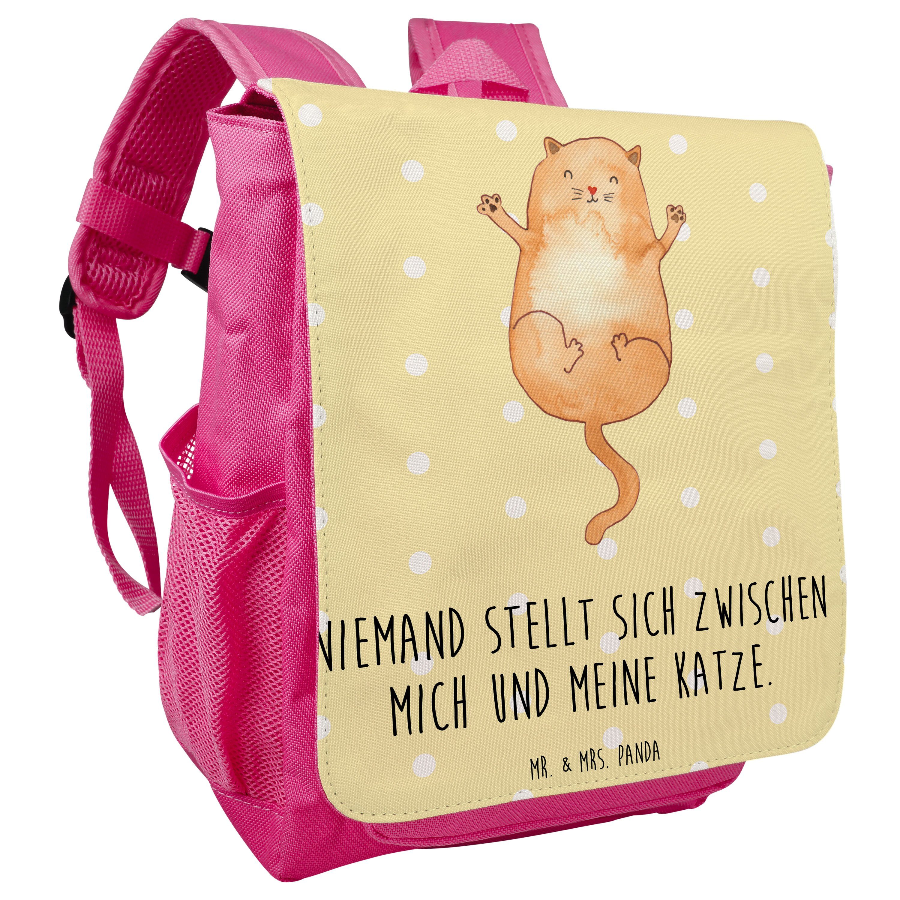 Mr. & Mrs. Pastell - Kinderrucksack - Umarmen Mädchen Rucksack, Gelb Geschenk, Panda Cats, Katzen Mie
