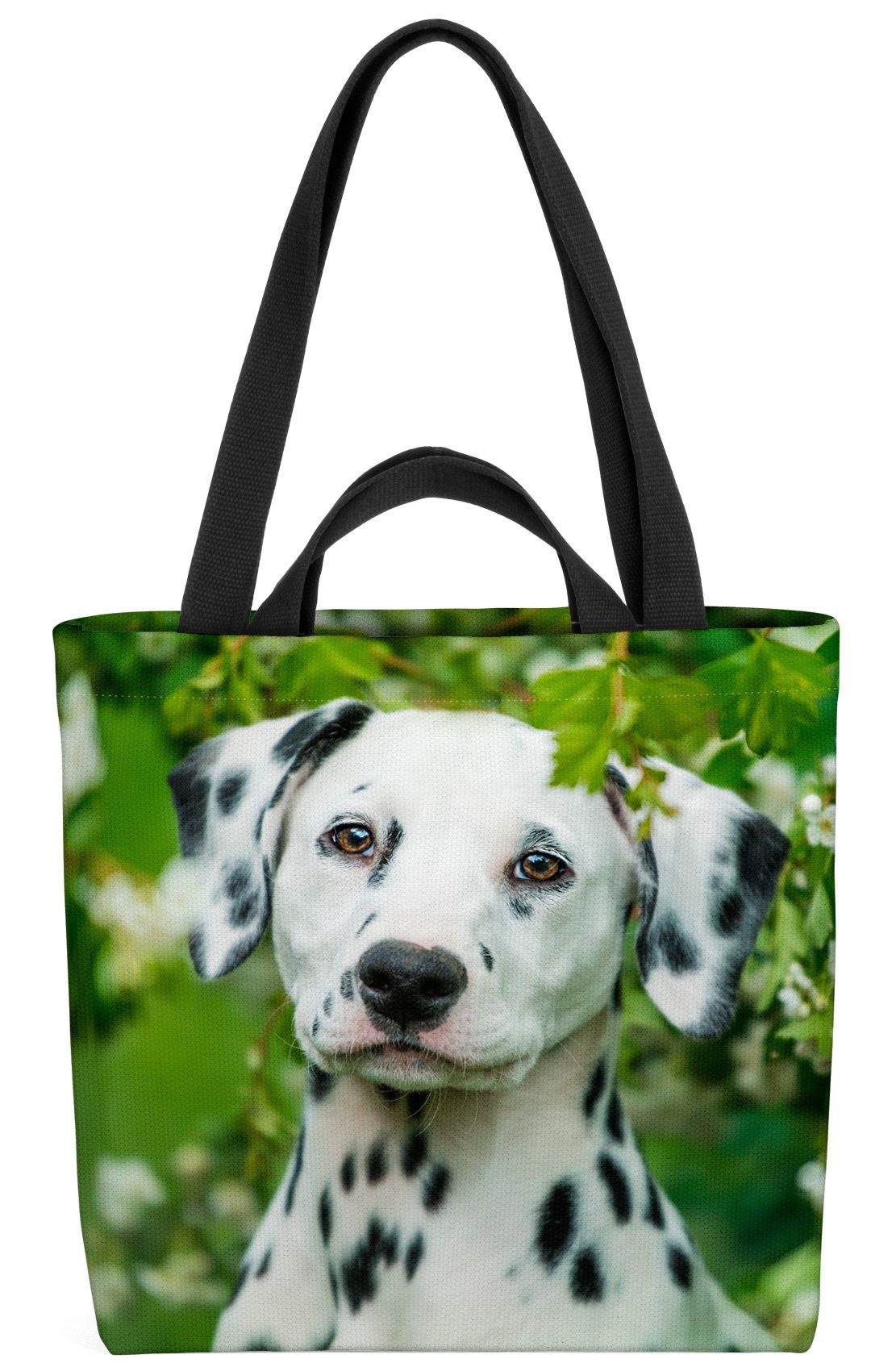Muster Tier Hund (1-tlg), Rasse Grafik Do Garten Bulldogge Haustier Henkeltasche VOID Dalmatiner
