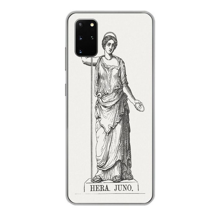 MuchoWow Handyhülle Eine Illustration der griechischen Göttin Hera Phone Case Handyhülle Samsung Galaxy S20 Plus Silikon Schutzhülle