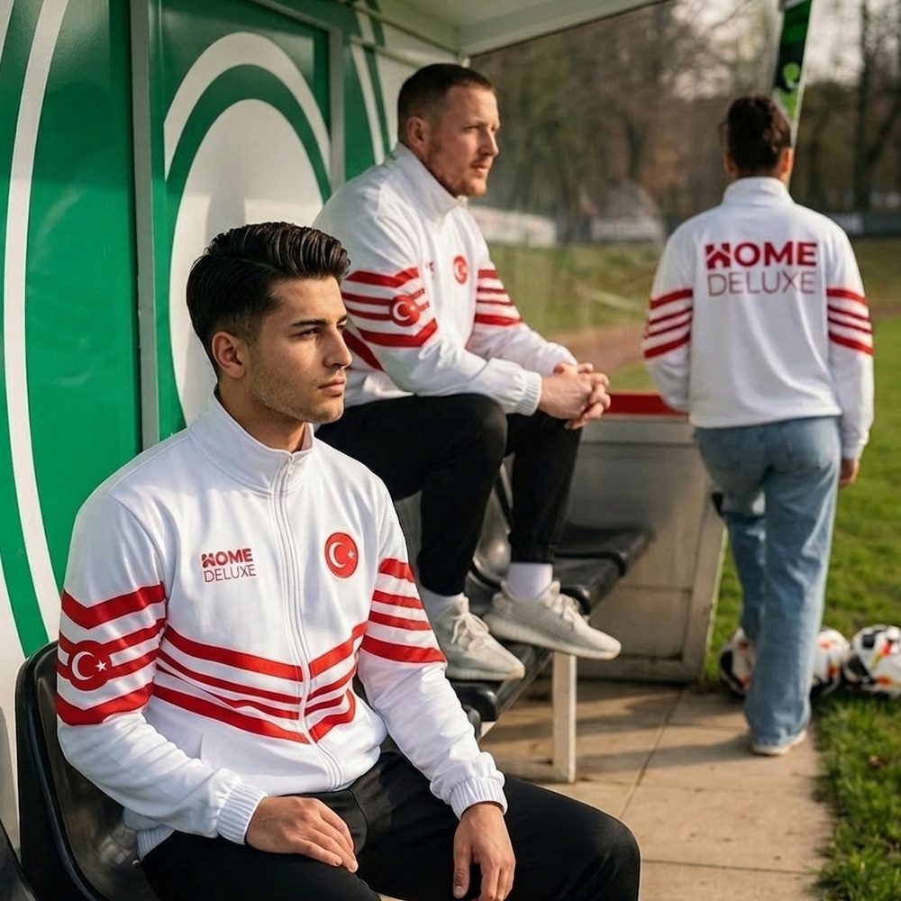 HOME DELUXE Trainingsjacke TEAM TÜRKEI - JACKE 2026 Sportjacke, Fußballjacke, Oversize