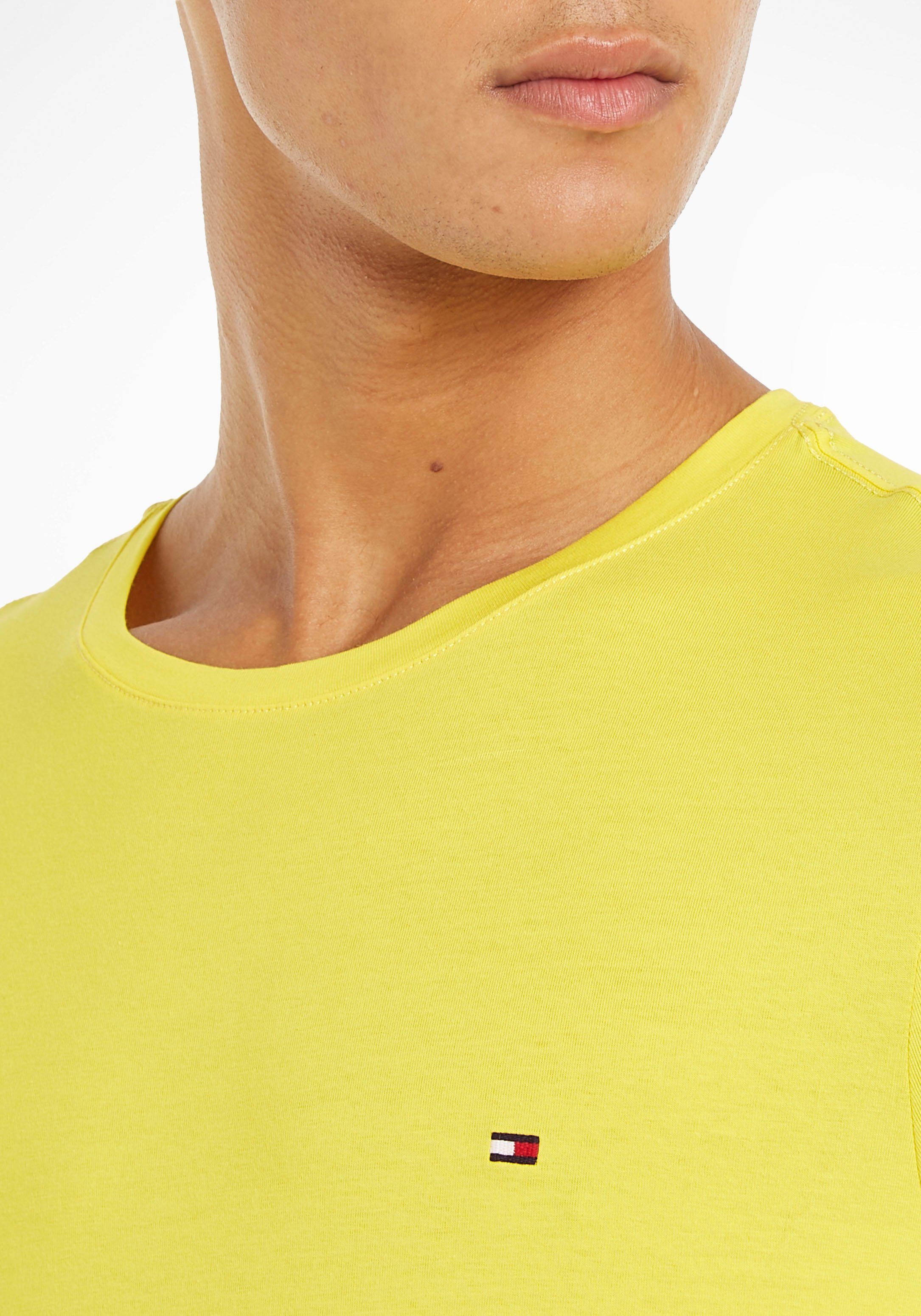SLIM Yellow Tommy STRETCH Hilfiger TEE FIT Vivid T-Shirt