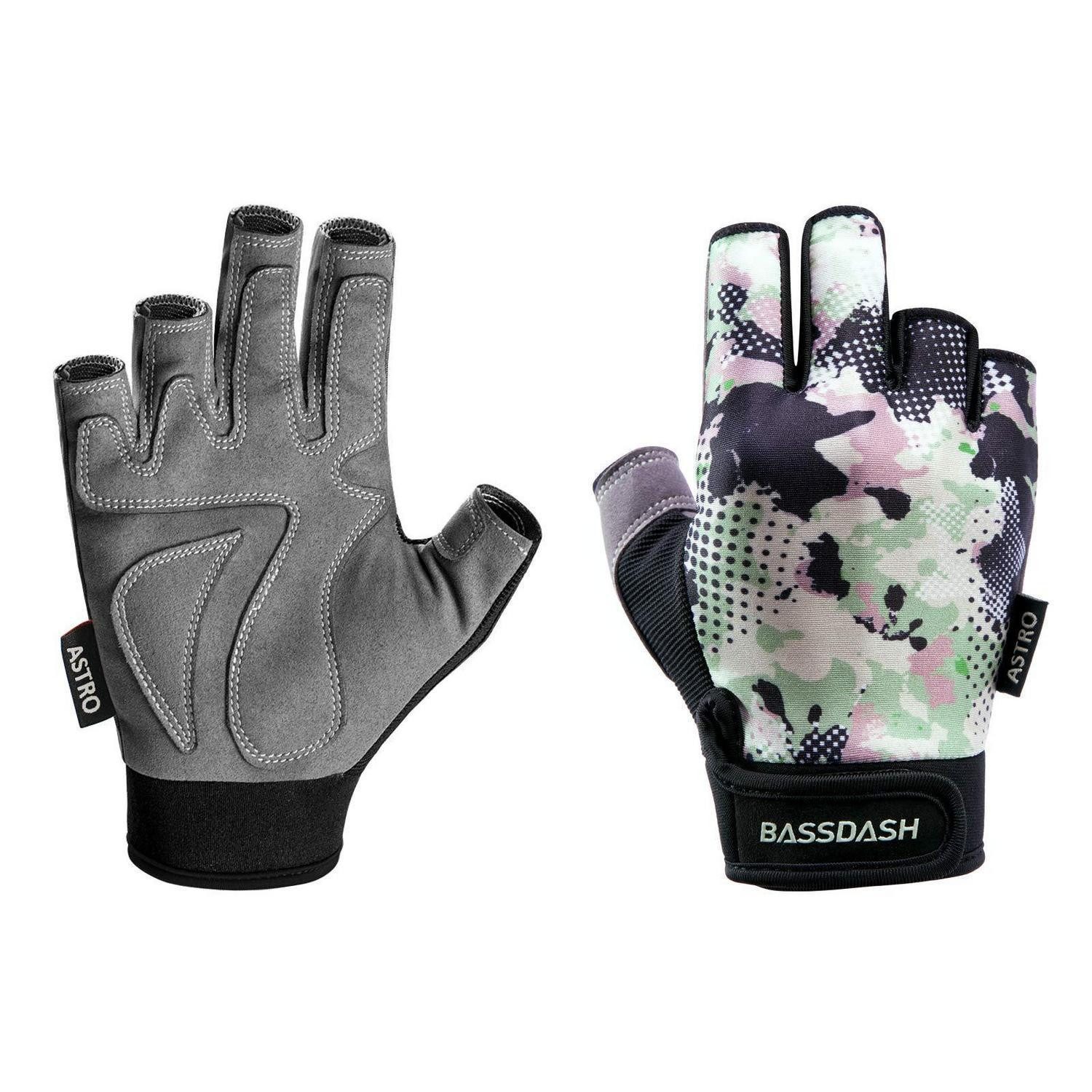 LuxusKollektion Fahrradhandschuhe Handschuhe Fingerlos Black Spot S (1-St)