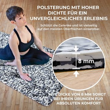 GOLDEN Yogamatte GOLDEN 8mm Yogamatte Rutschfest Sportmatte 183*81*0.80cm