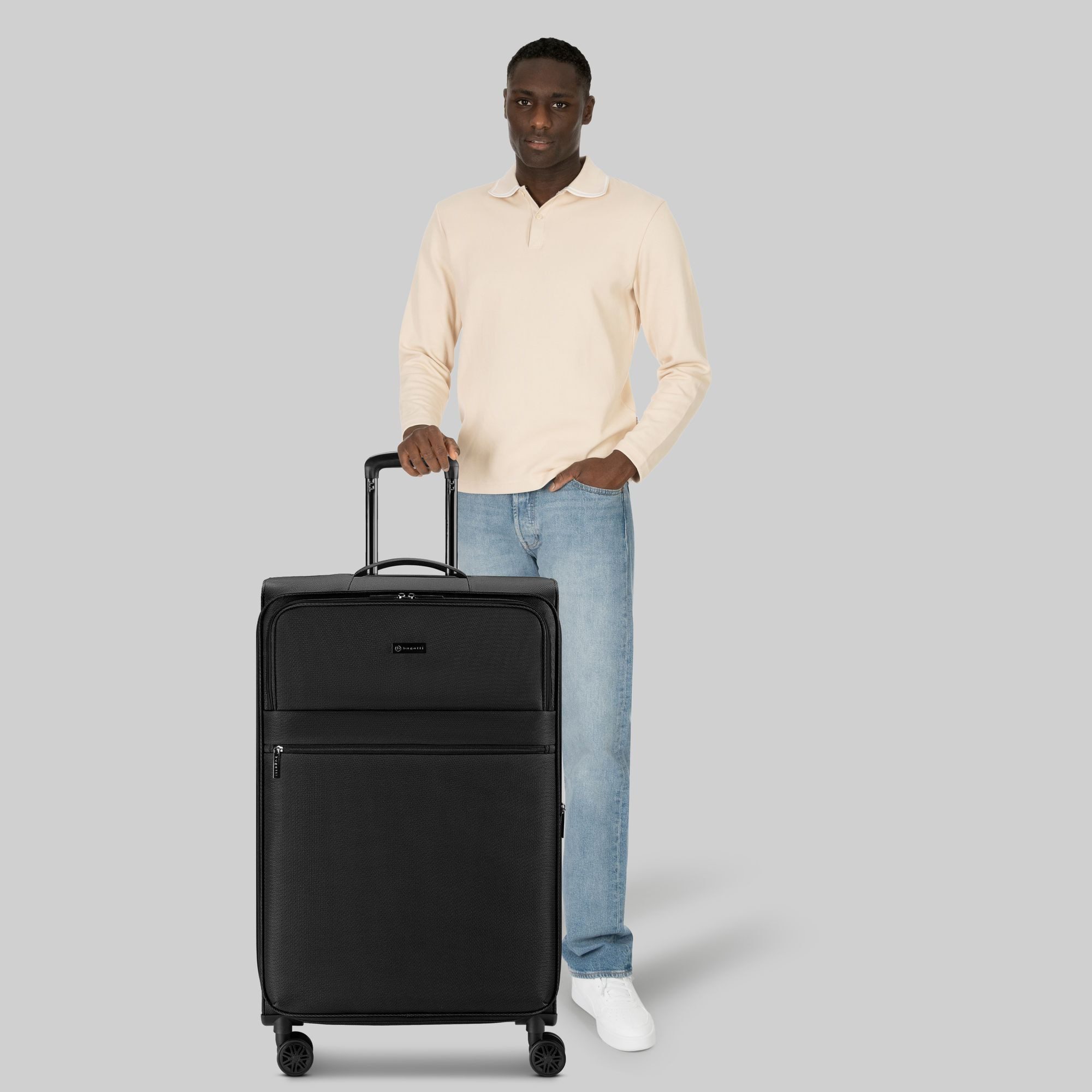 bugatti Weichgepäck-Trolley Valencia Soft, 4 Rollen, Polyester günstig online kaufen